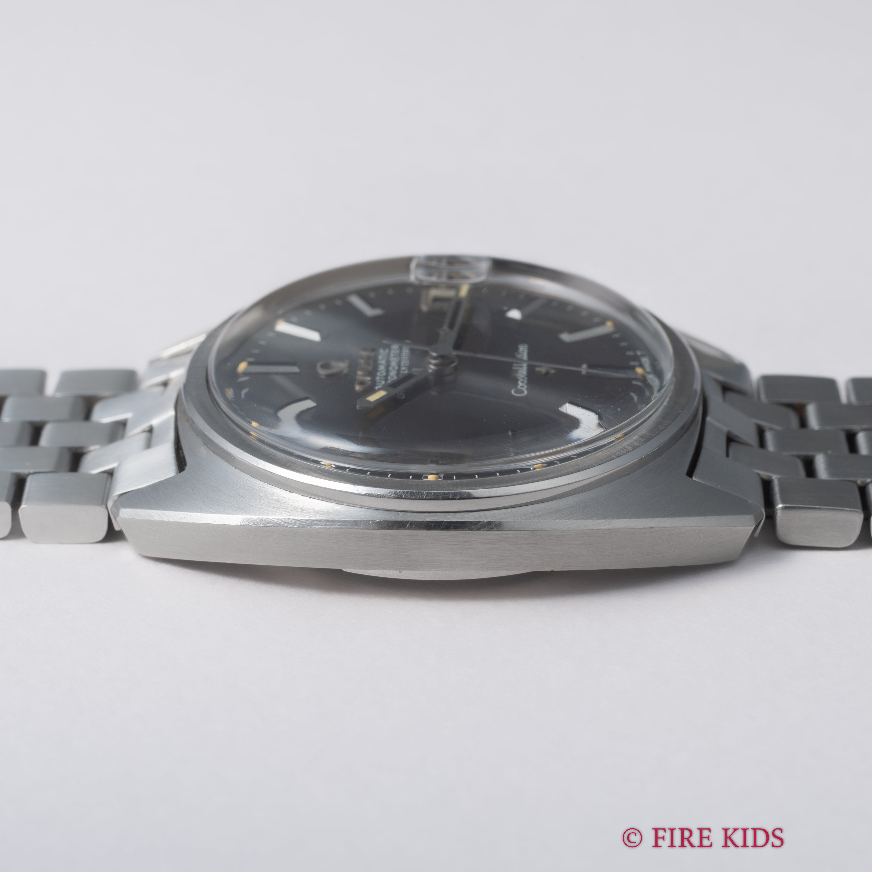 オメガ コンステレーション ジェンタ グレーダイヤル 1969年製 純正ブレス付き 自動巻クロノメーター