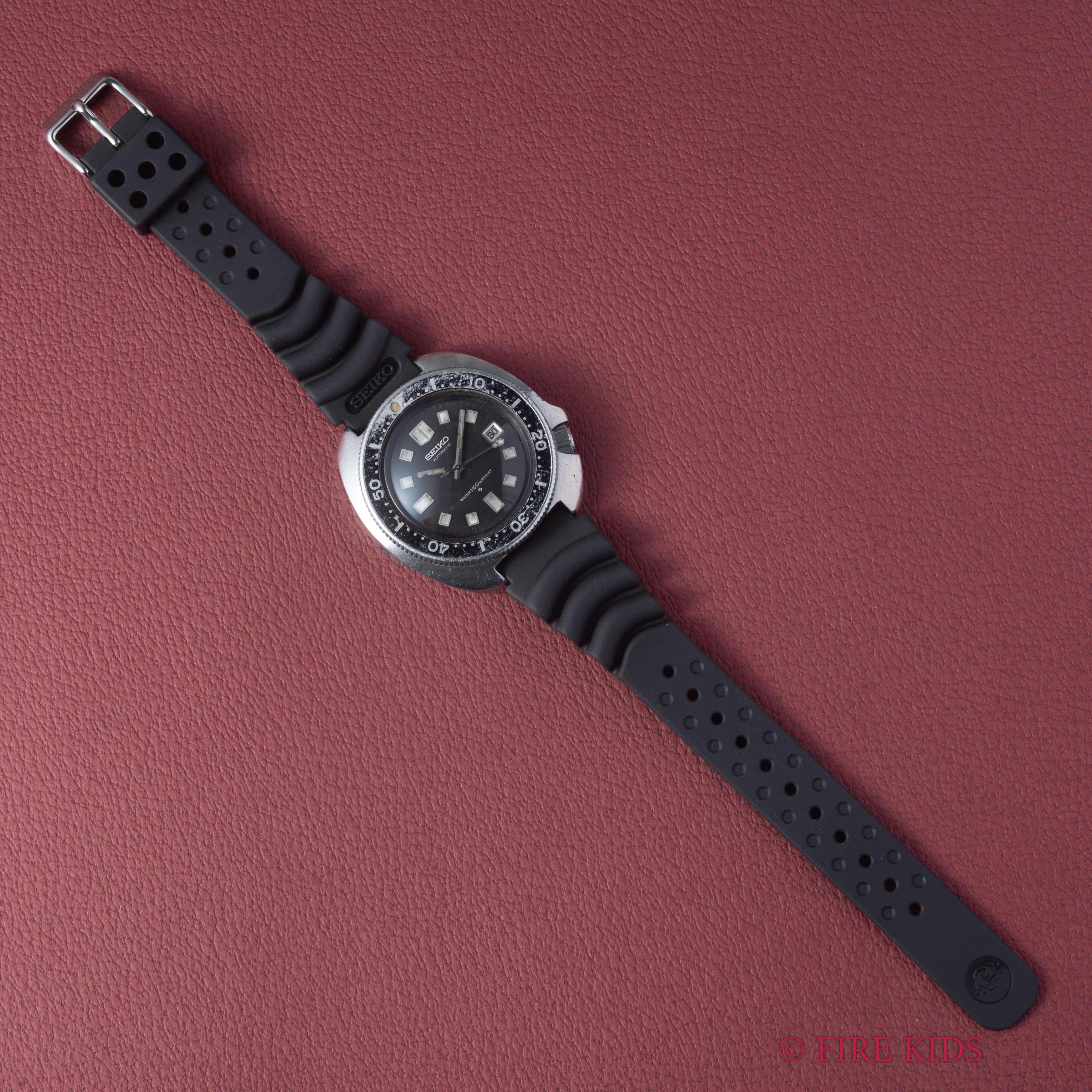 セイコー 150mダイバー 2nd後期最初期型 ウエムラダイバー 1970年製(昭和45年製) 自動巻き Ref.6105-8110