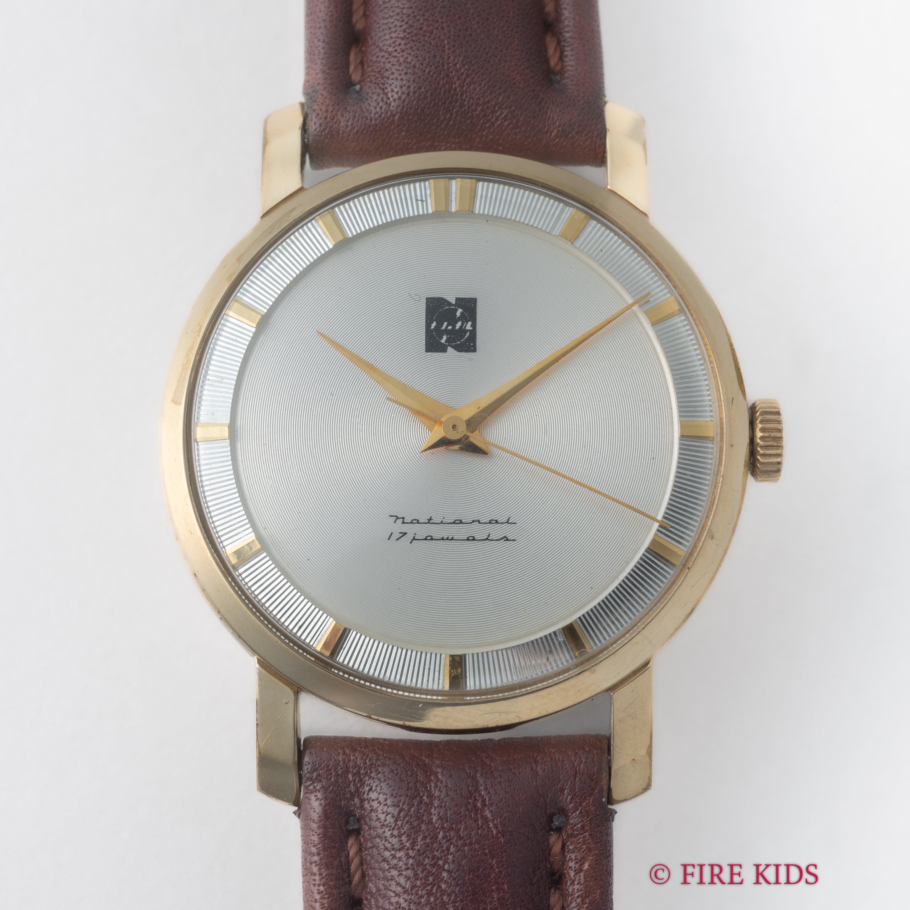 タカノ 1950年代製 ラウンド TGPケース ナショナル 企業物 手巻き