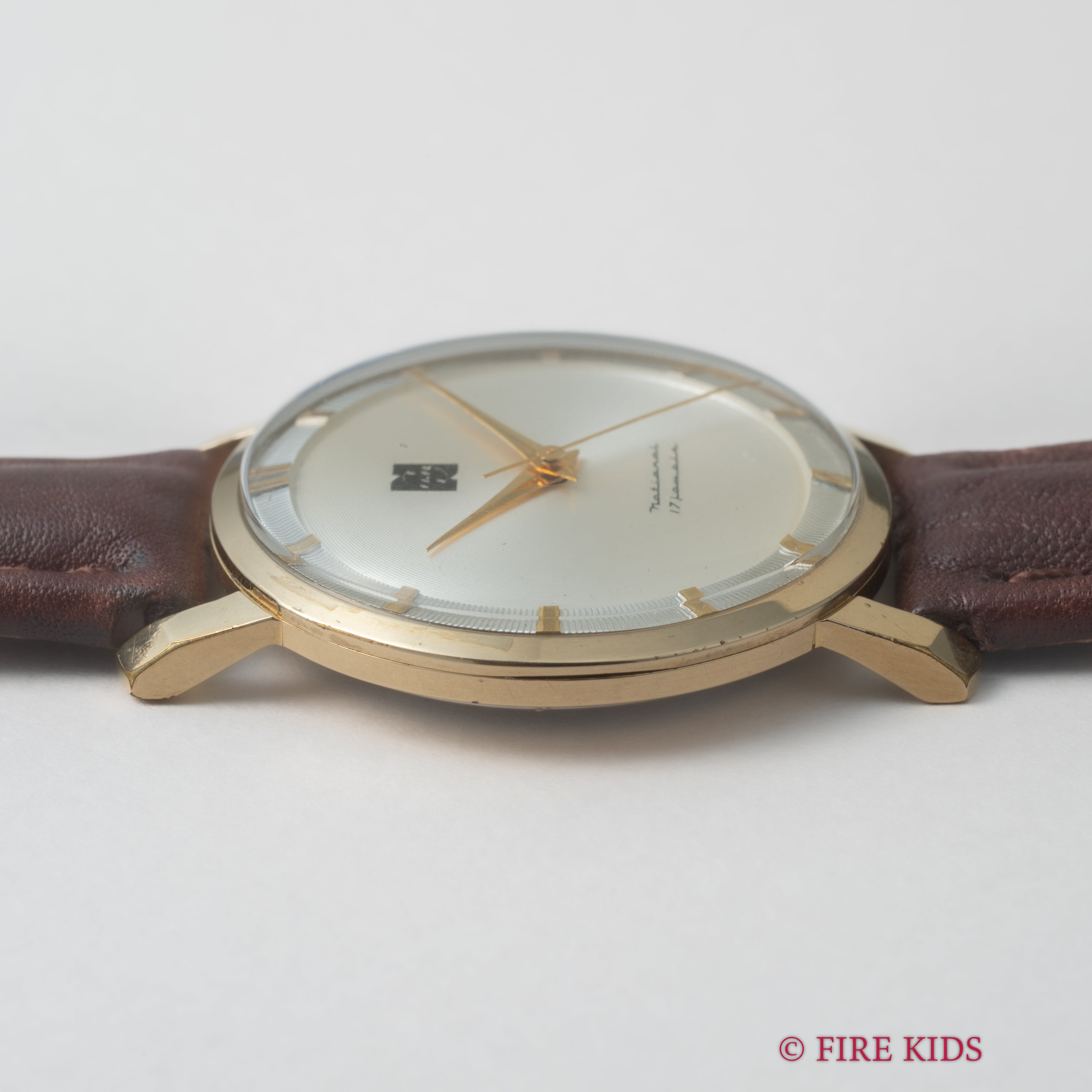 タカノ 1950年代製 ラウンド TGPケース ナショナル 企業物 手巻き