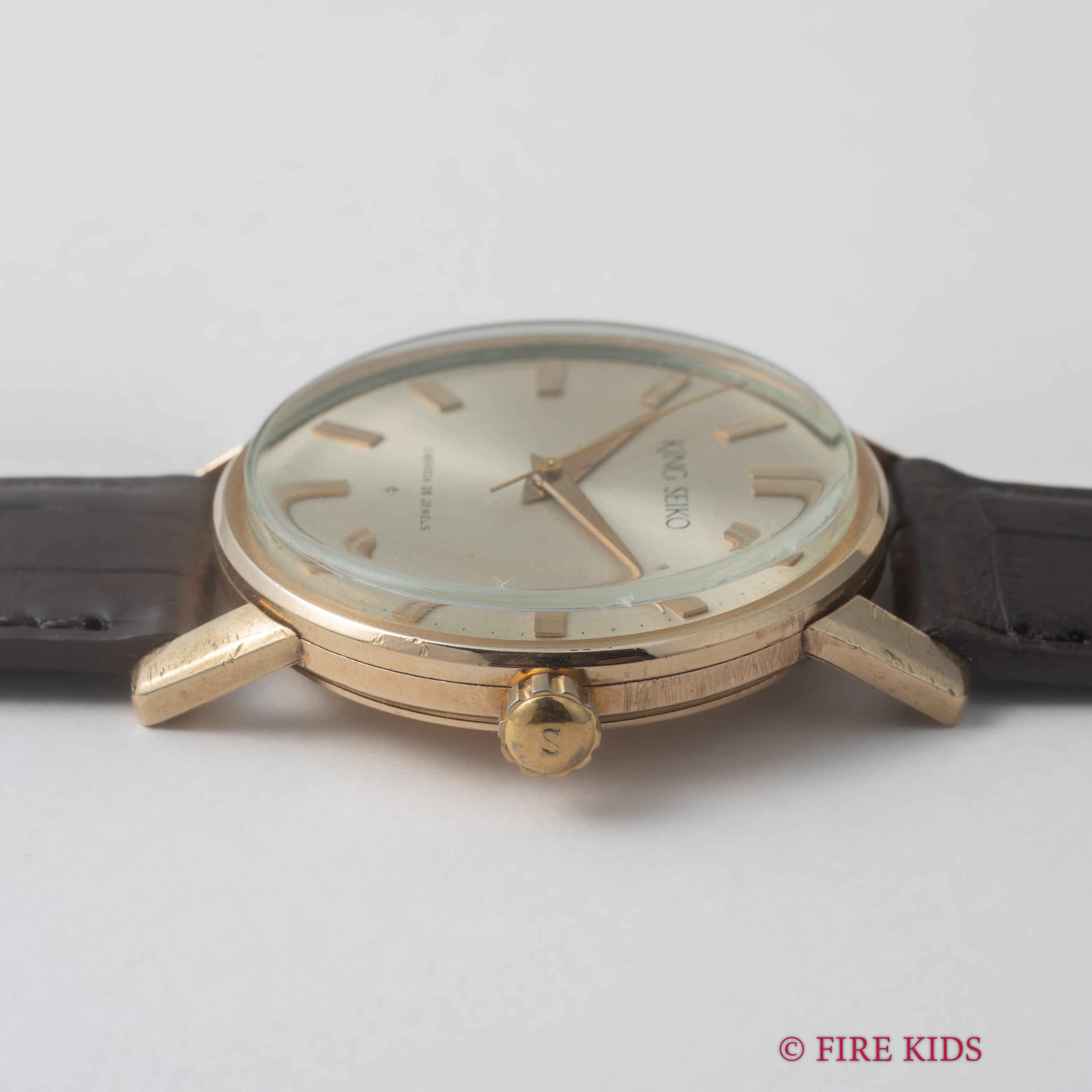キングセイコーファーストモデル 1961年製 金張り Ref. J14102E KS SDダイヤル