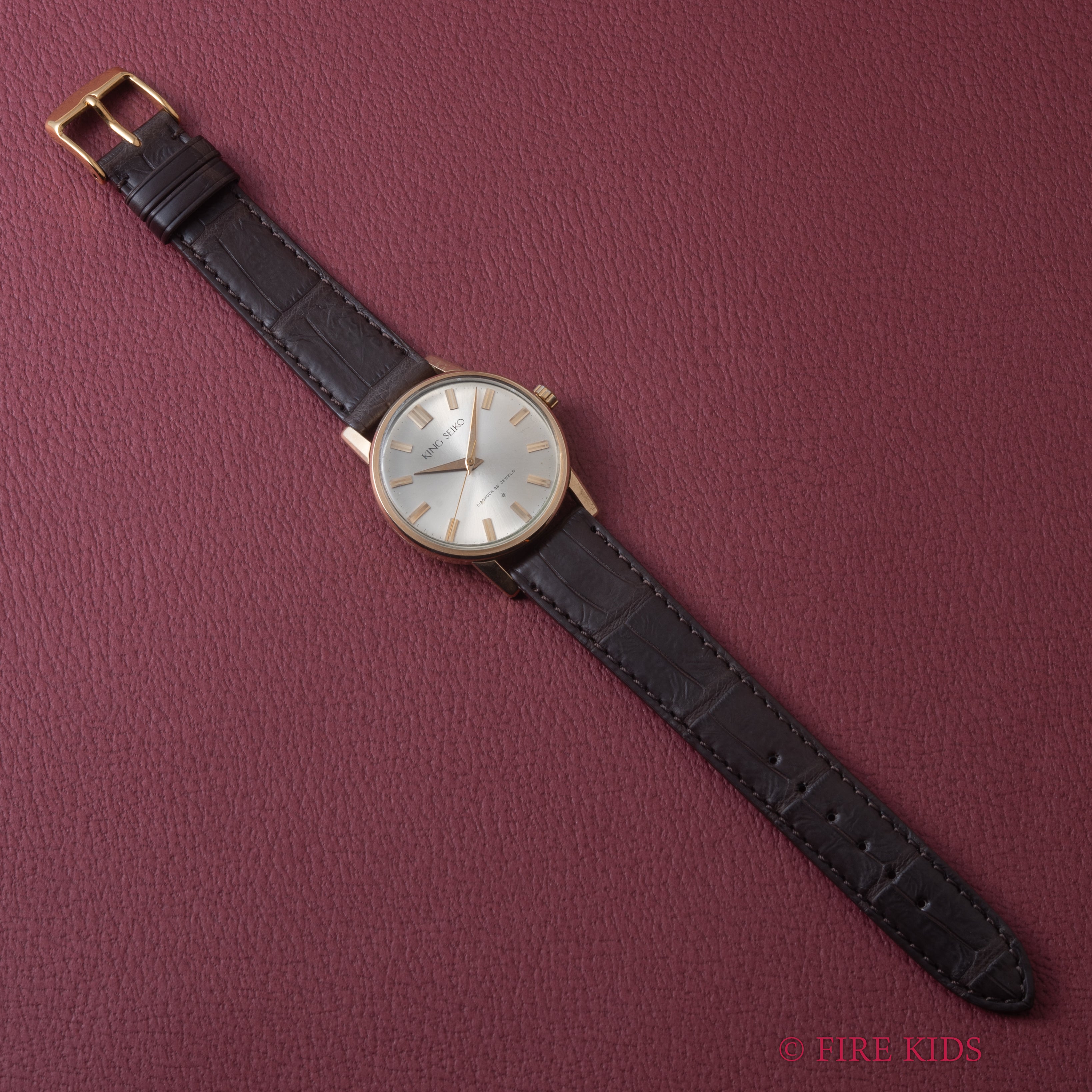 キングセイコーファーストモデル 1961年製 金張り Ref. J14102E KS SDダイヤル