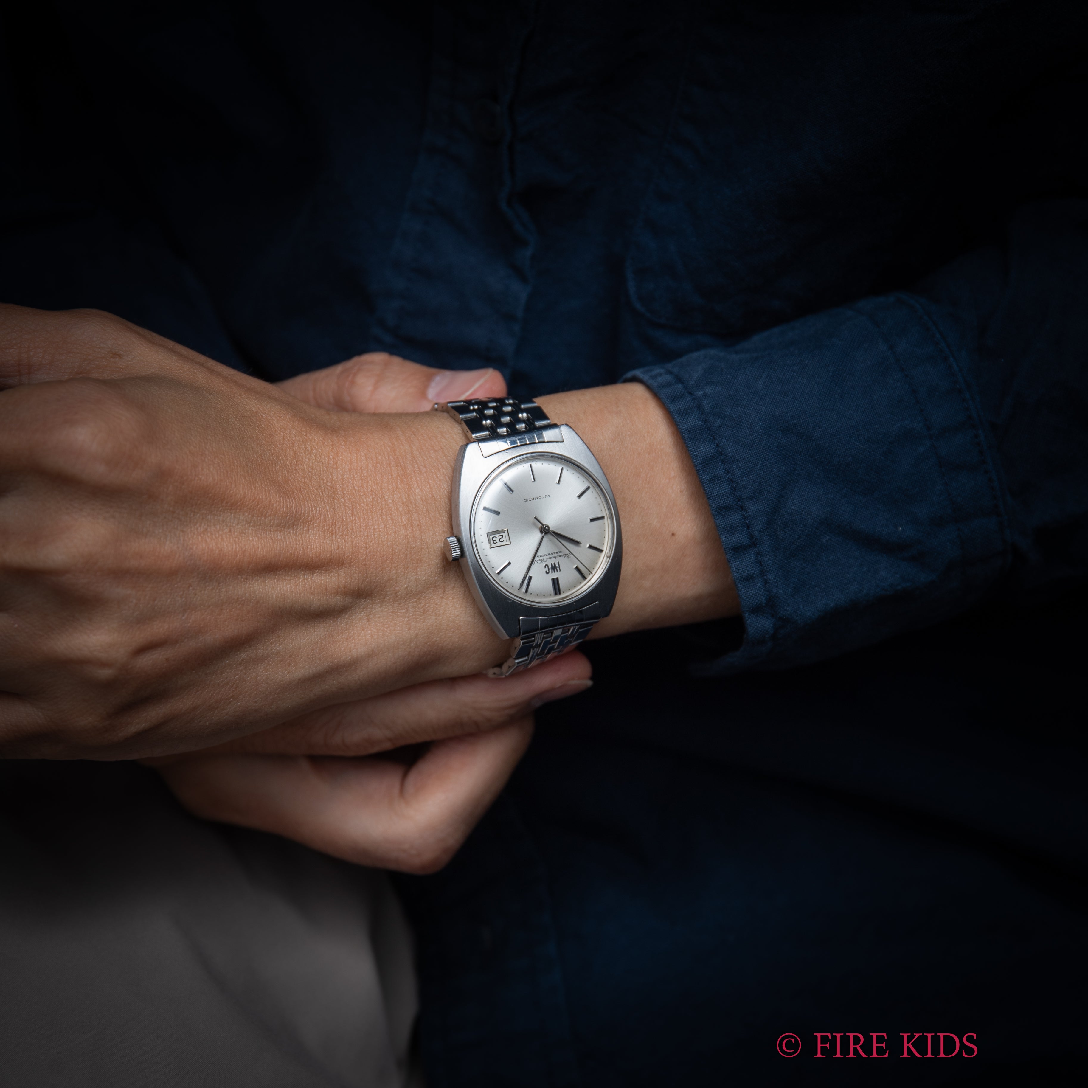 IWC 1971年製 オートマチック 純正ゲイフレアーブレス付き Cal.8541B