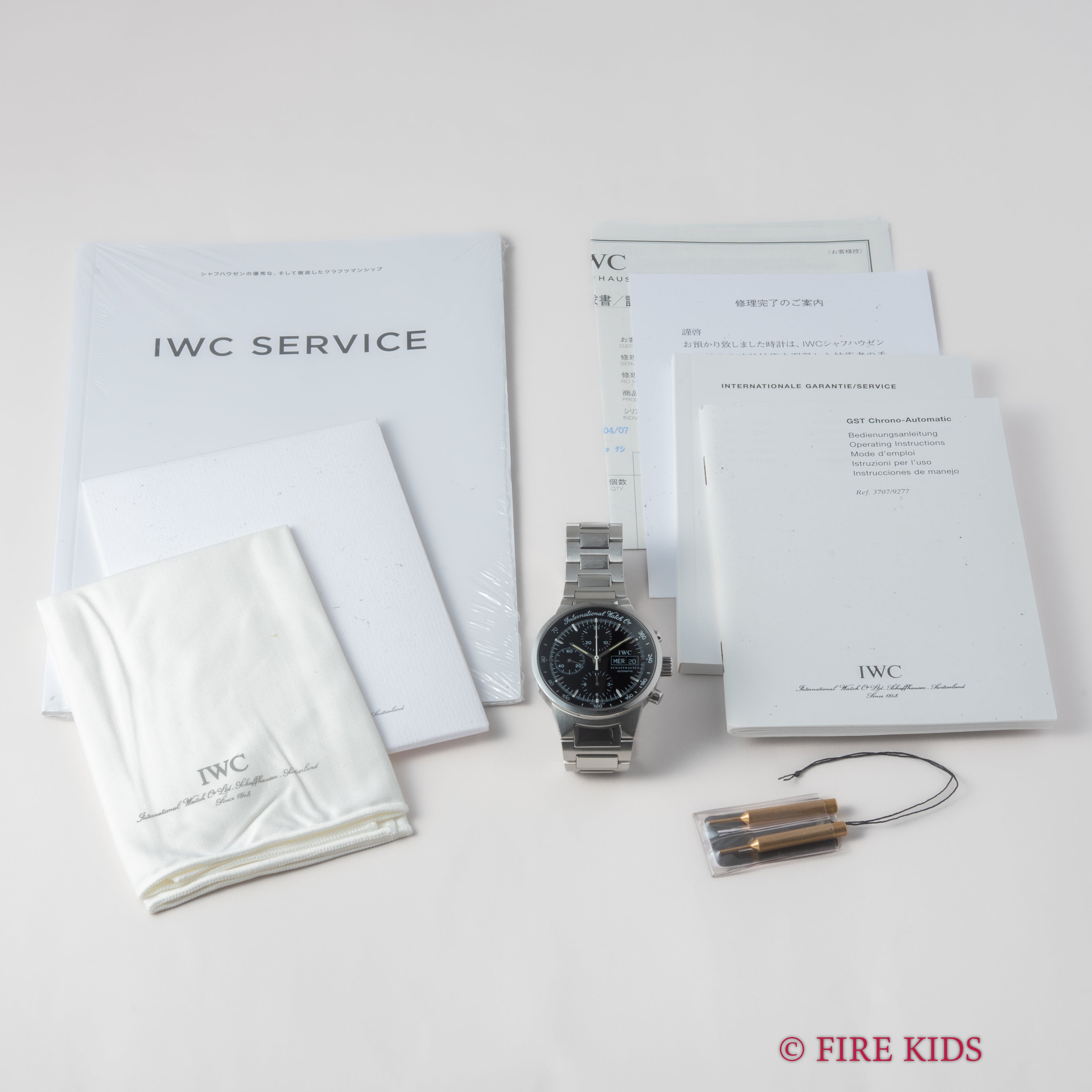 IWC GSTクロノグラフ デイデイト 2002年製 Ref.3707 ステンレス 自動巻き