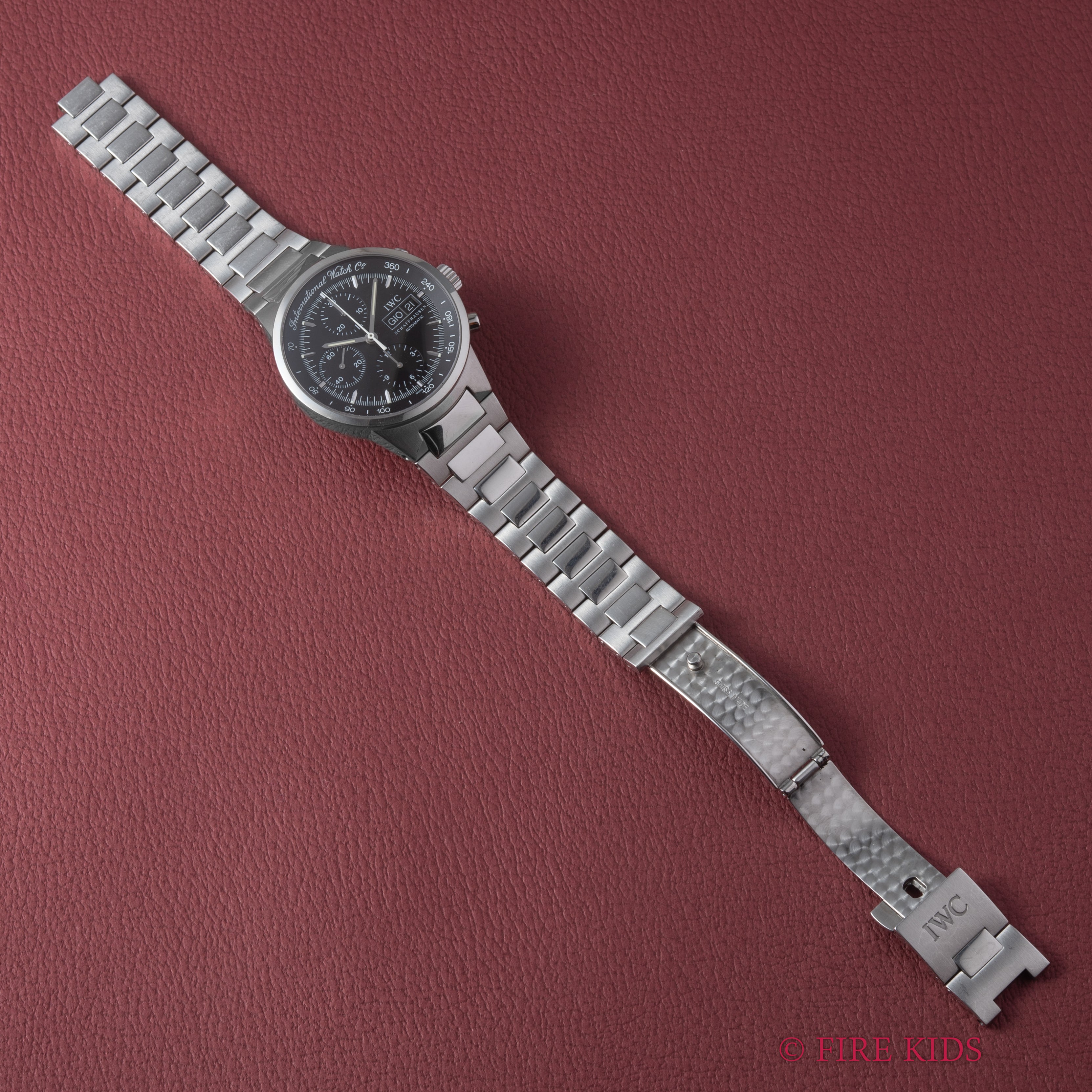 IWC GSTクロノグラフ デイデイト 2002年製 Ref.3707 ステンレス 自動巻き