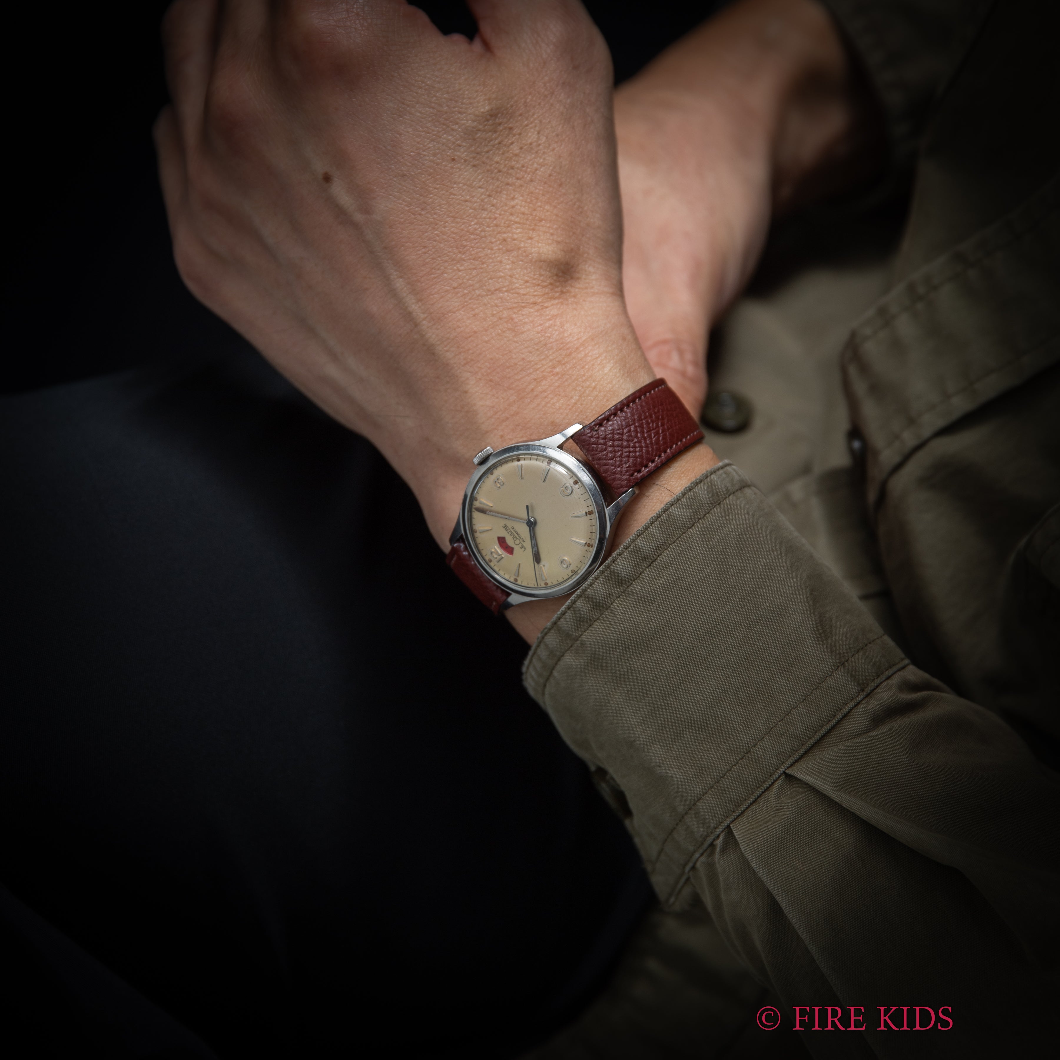 ルクルト 1950年代製 インジケーター バンパーオートマチック Cal.481 ステンレス