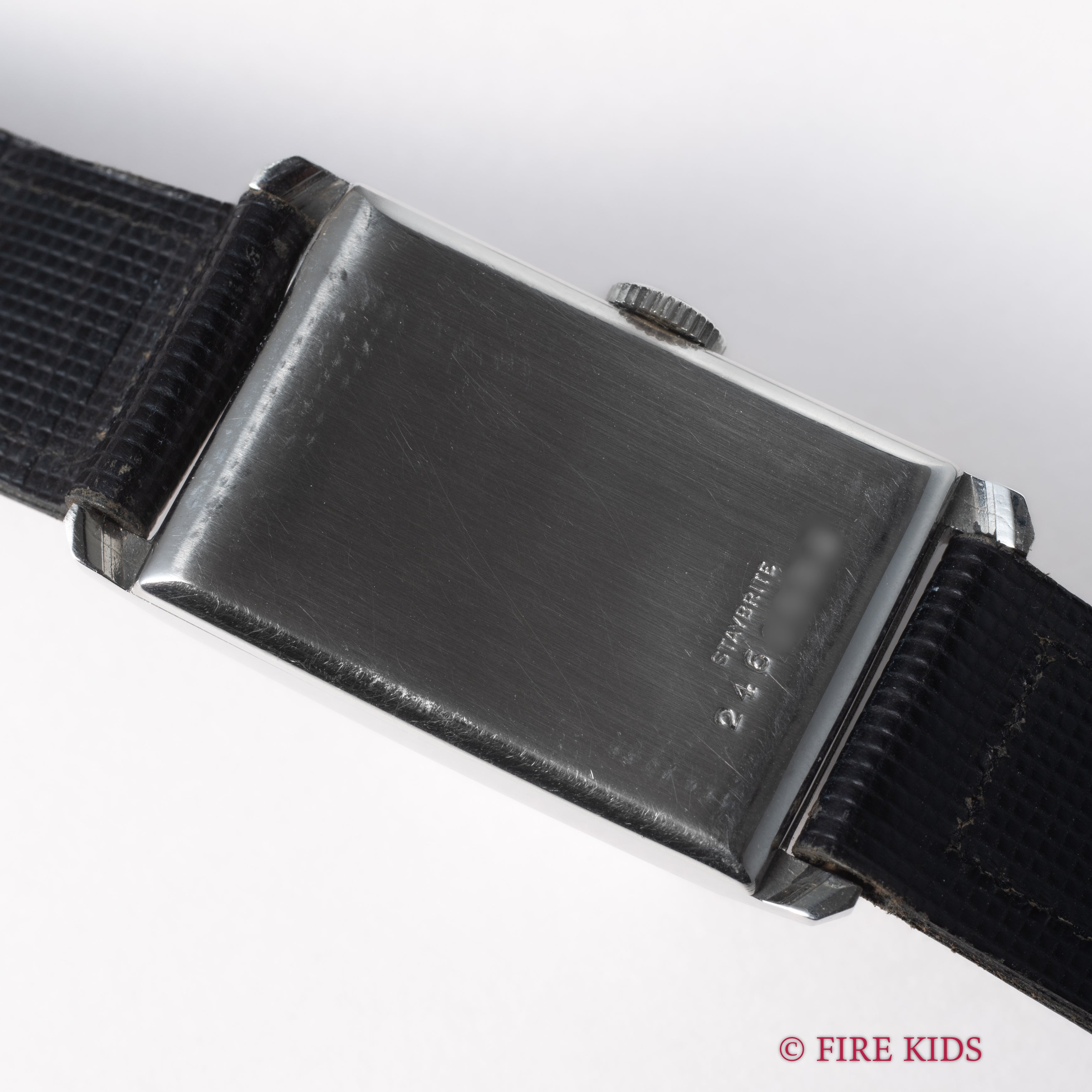 エテルナ レクタングル 1930年代製 手巻き ブラックアラビアダイヤル