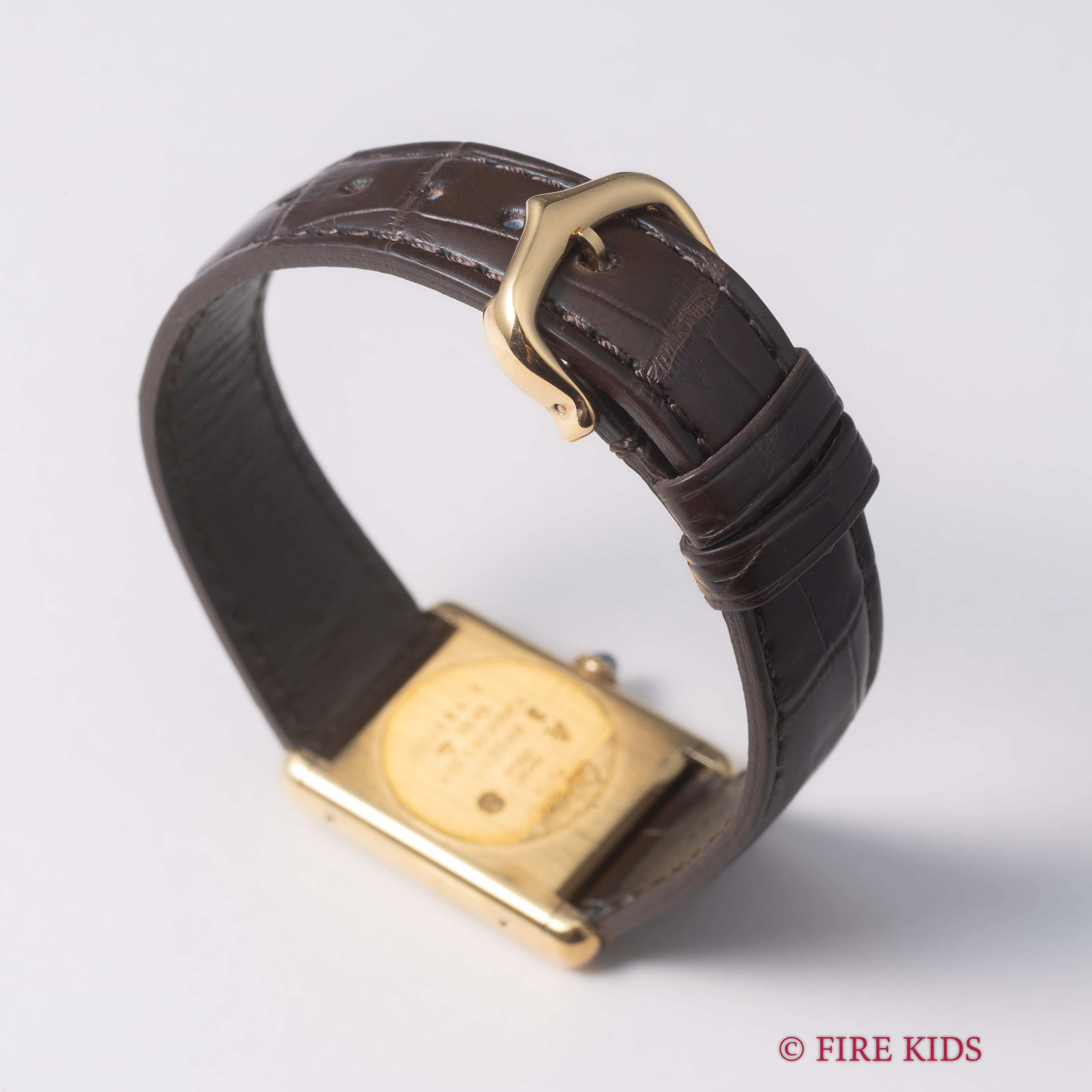 カルティエ マストタンク LMサイズ アイボリーローマン 手巻き 1980年代製 箱・ギャランティー付