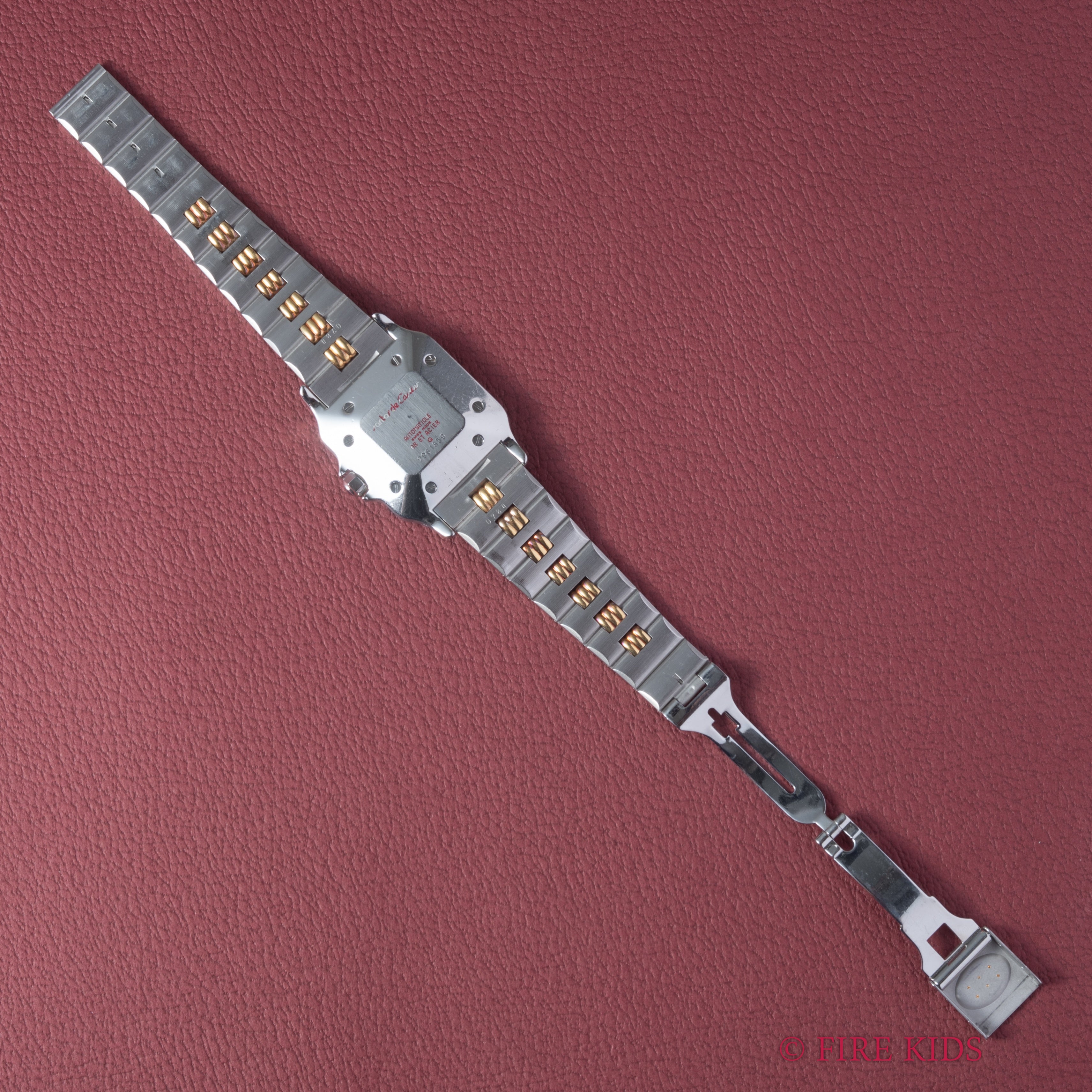 カルティエ サントス LMサイズ コンビ 1980年代製 ゴドロンブレス