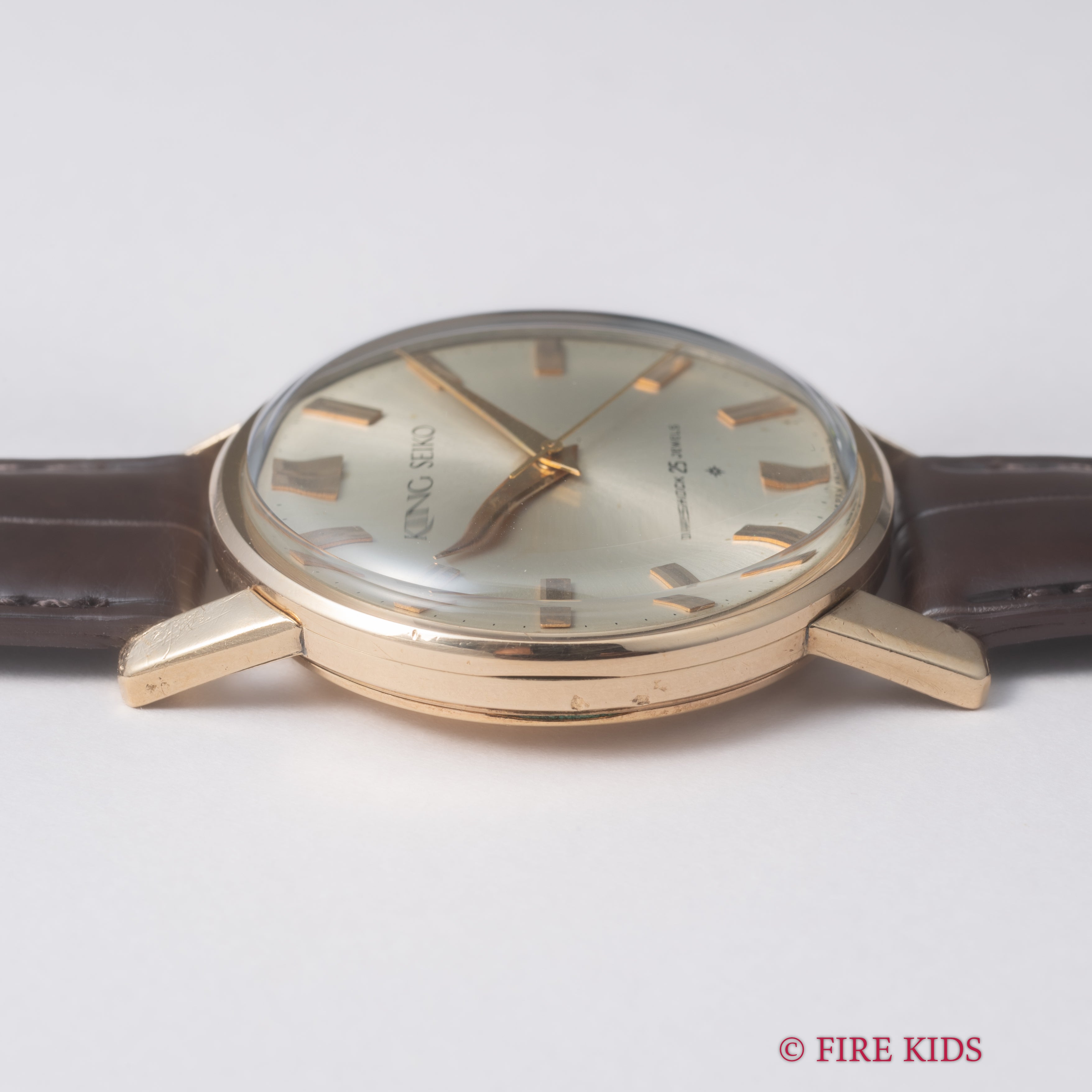 キングセイコーファーストモデル 1961年製 100ミクロン金張り Ref. J14102 KS