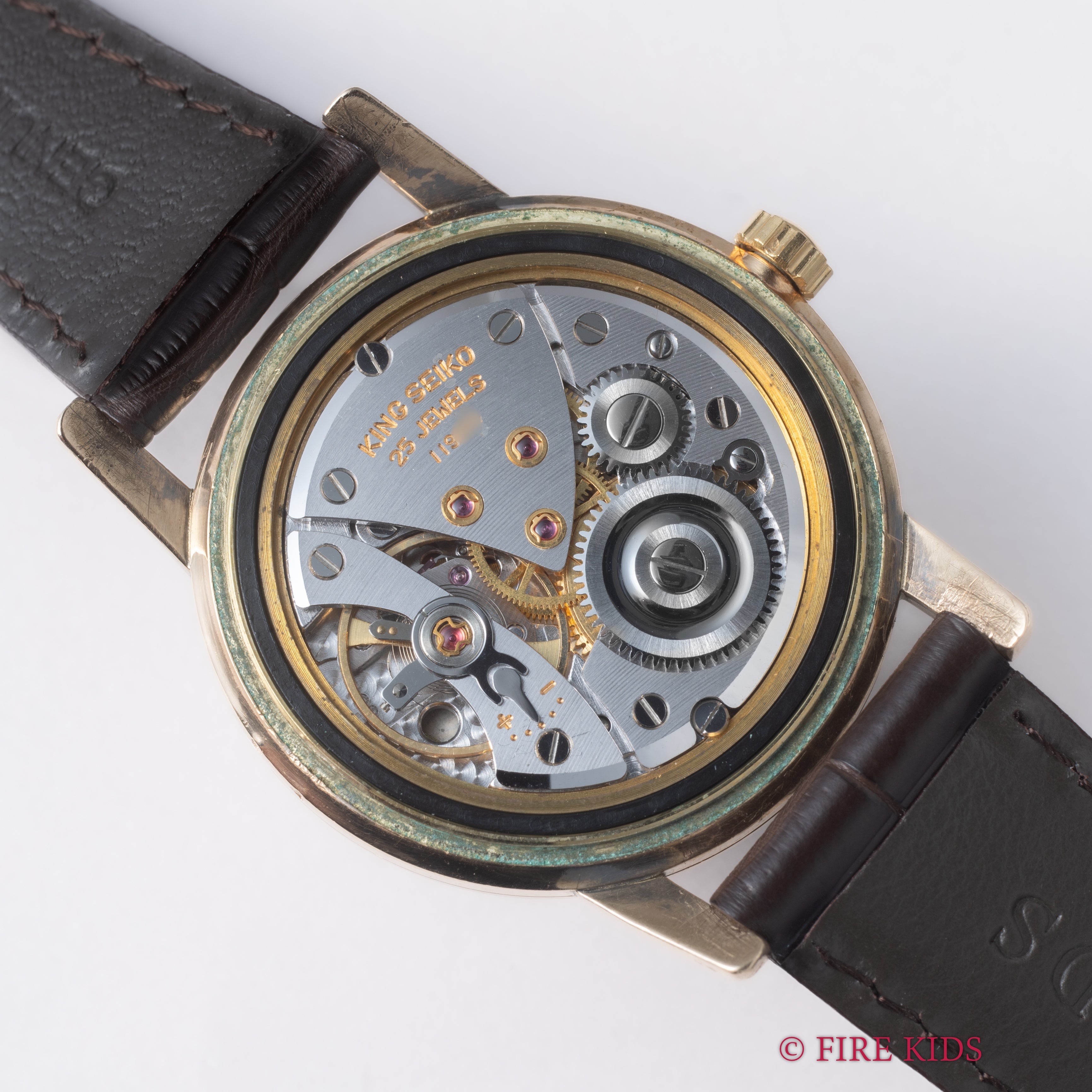 キングセイコーファーストモデル 1961年製 100ミクロン金張り Ref. J14102 KS