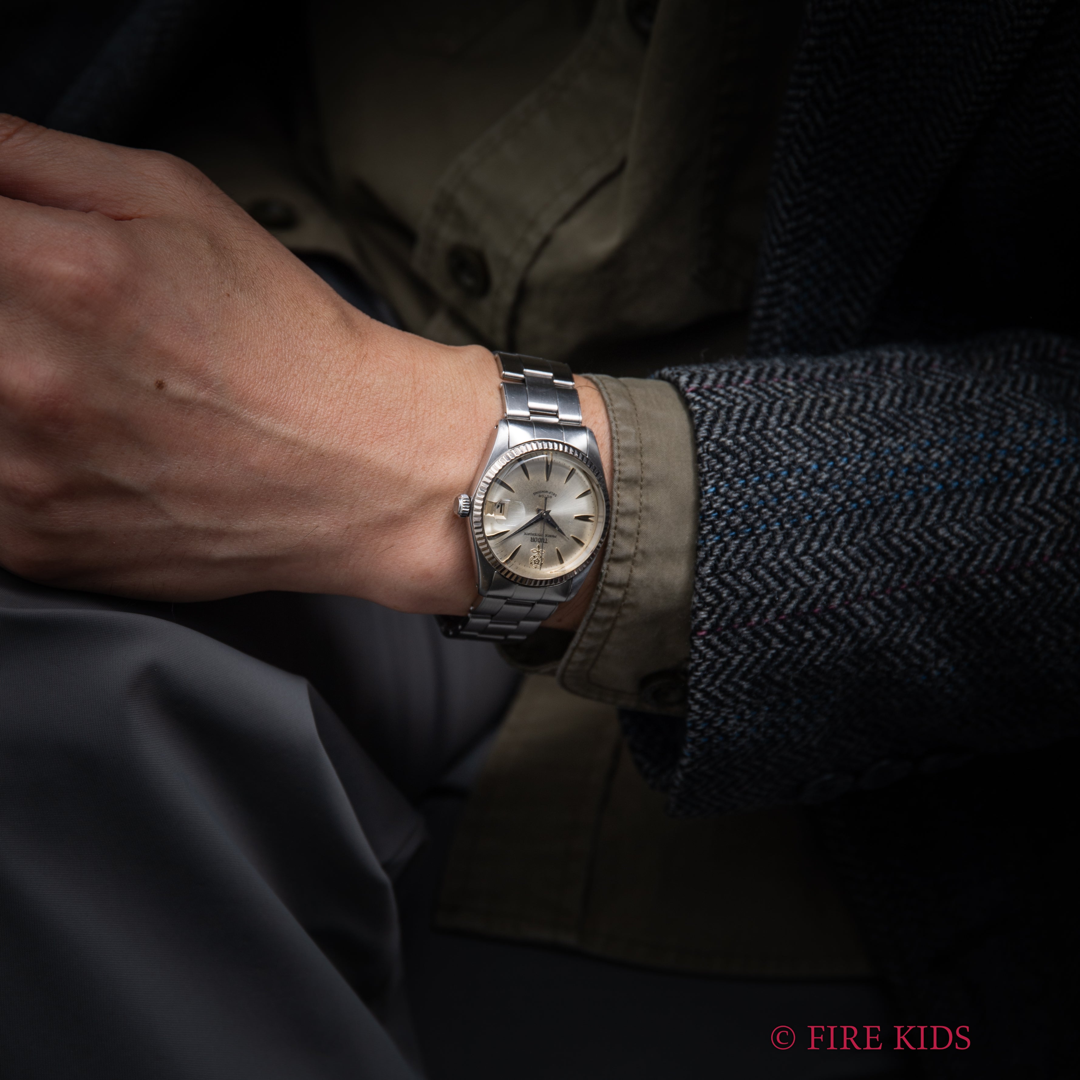 チューダー デカバラ プリンスオイスターデイト 1964年製 Ref.7966 ロレックスリベットブレス付