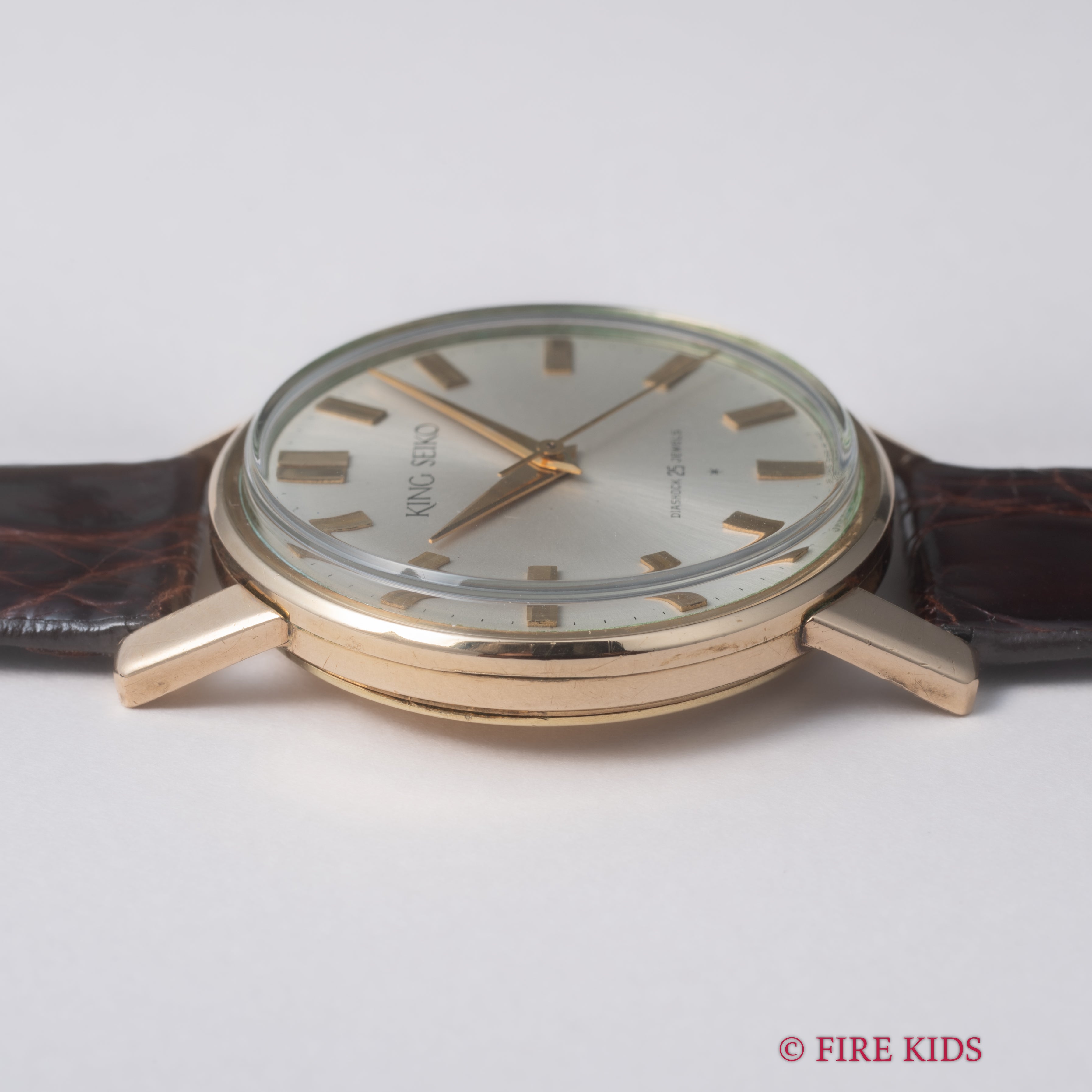 キングセイコーファーストモデル 1963年製 100ミクロン金張り Ref. J14102 KS