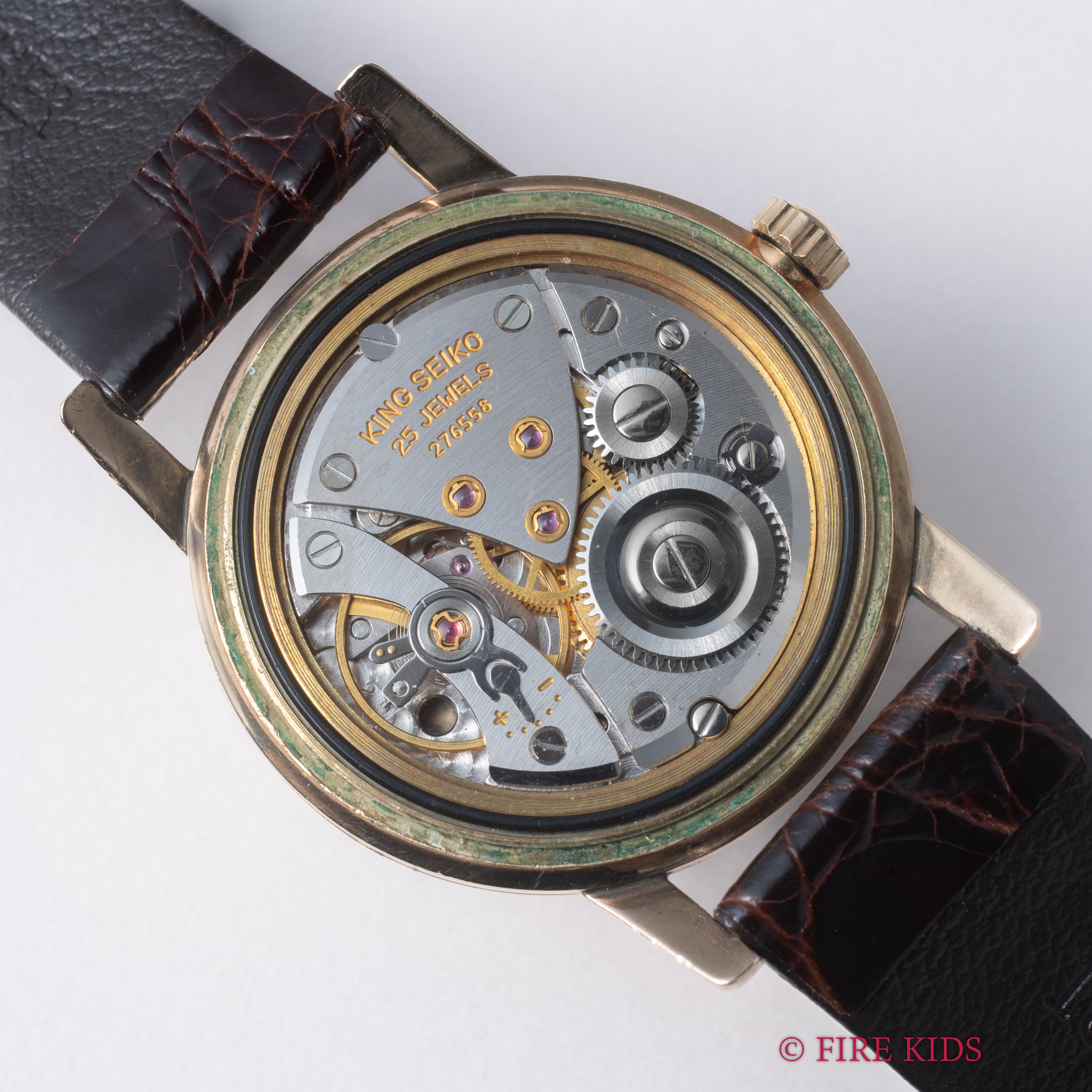 キングセイコーファーストモデル 1963年製 100ミクロン金張り Ref. J14102 KS