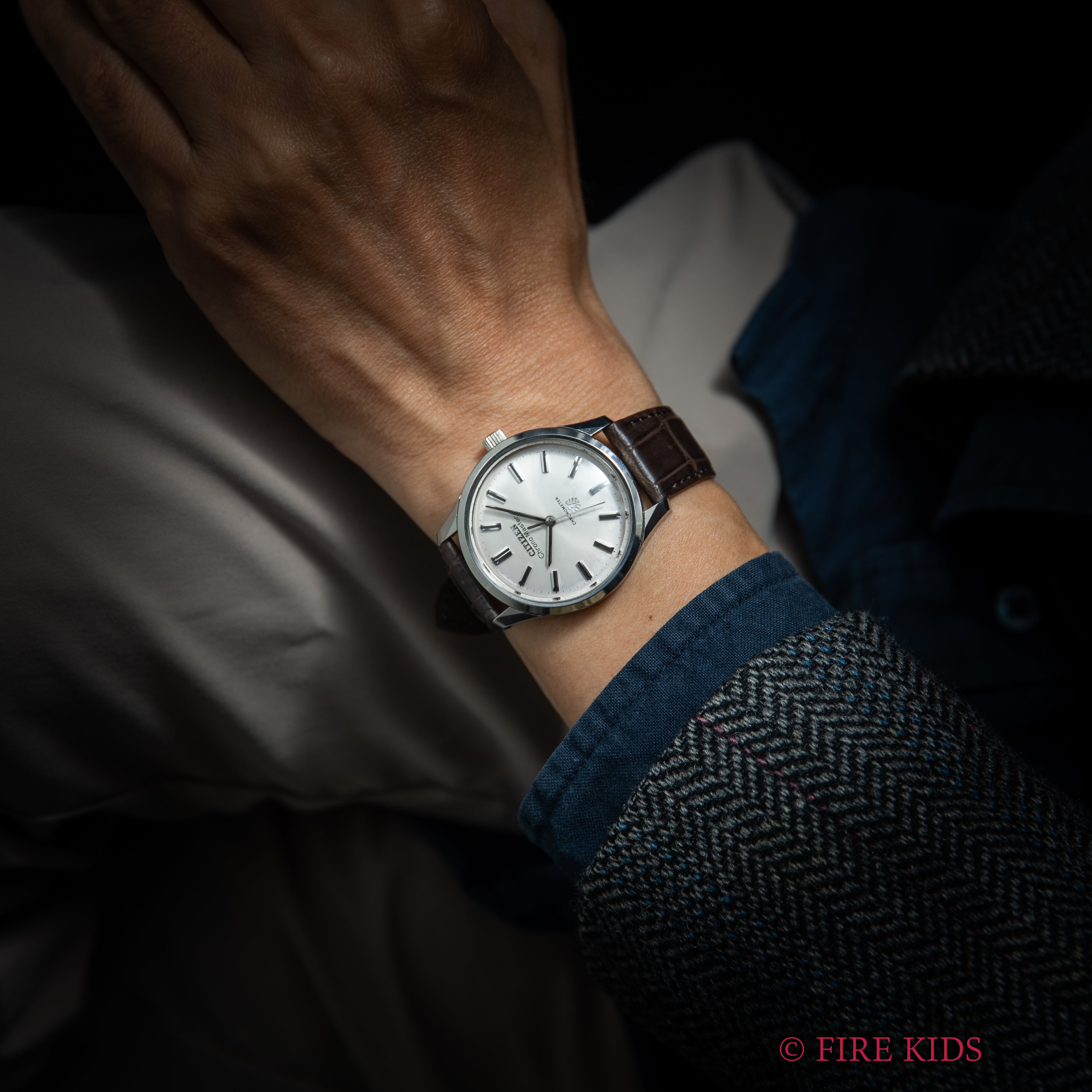 シチズン クロノマスター クロノメーター 1969年製 Ref.4-020171 Y ノンデイト手巻き 鷲メダル