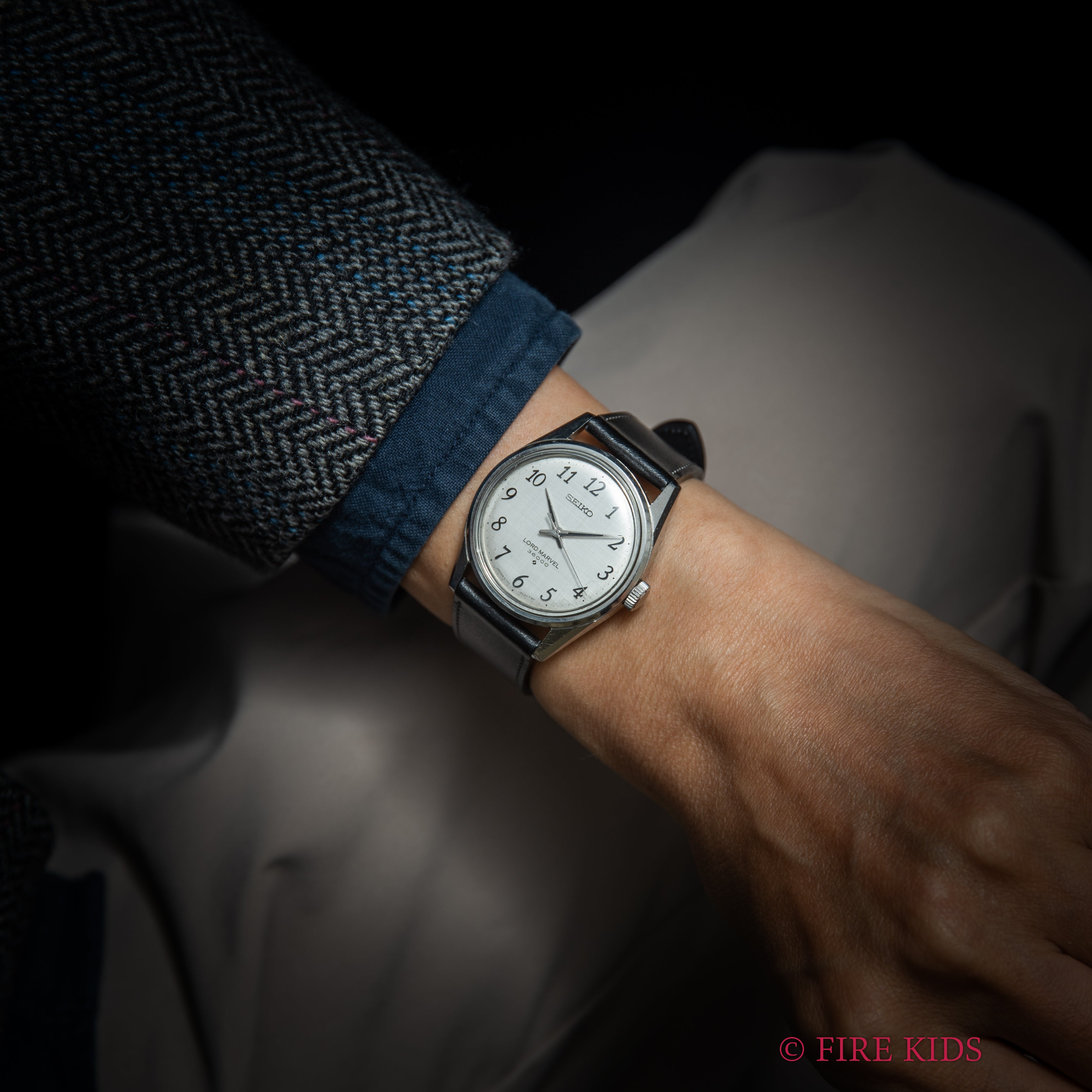 セイコー ロードマーベル 36000 1969年製 10振動手巻き ハイビートアラビアダイヤル