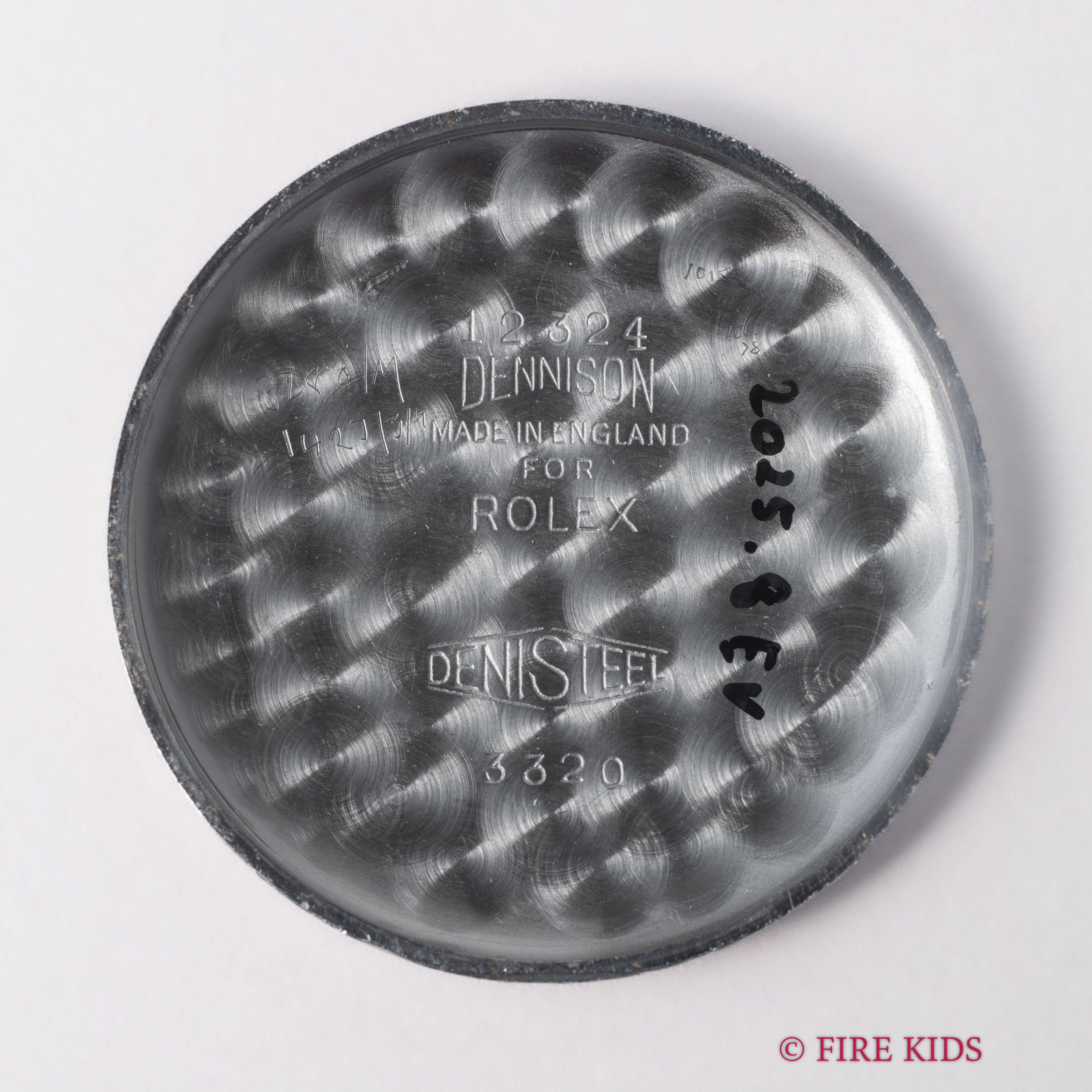 ロレックス デニソンケース 1953刻印 スモールセコンド手巻 Cal.700 Ref.3320 社外バンブーブレス