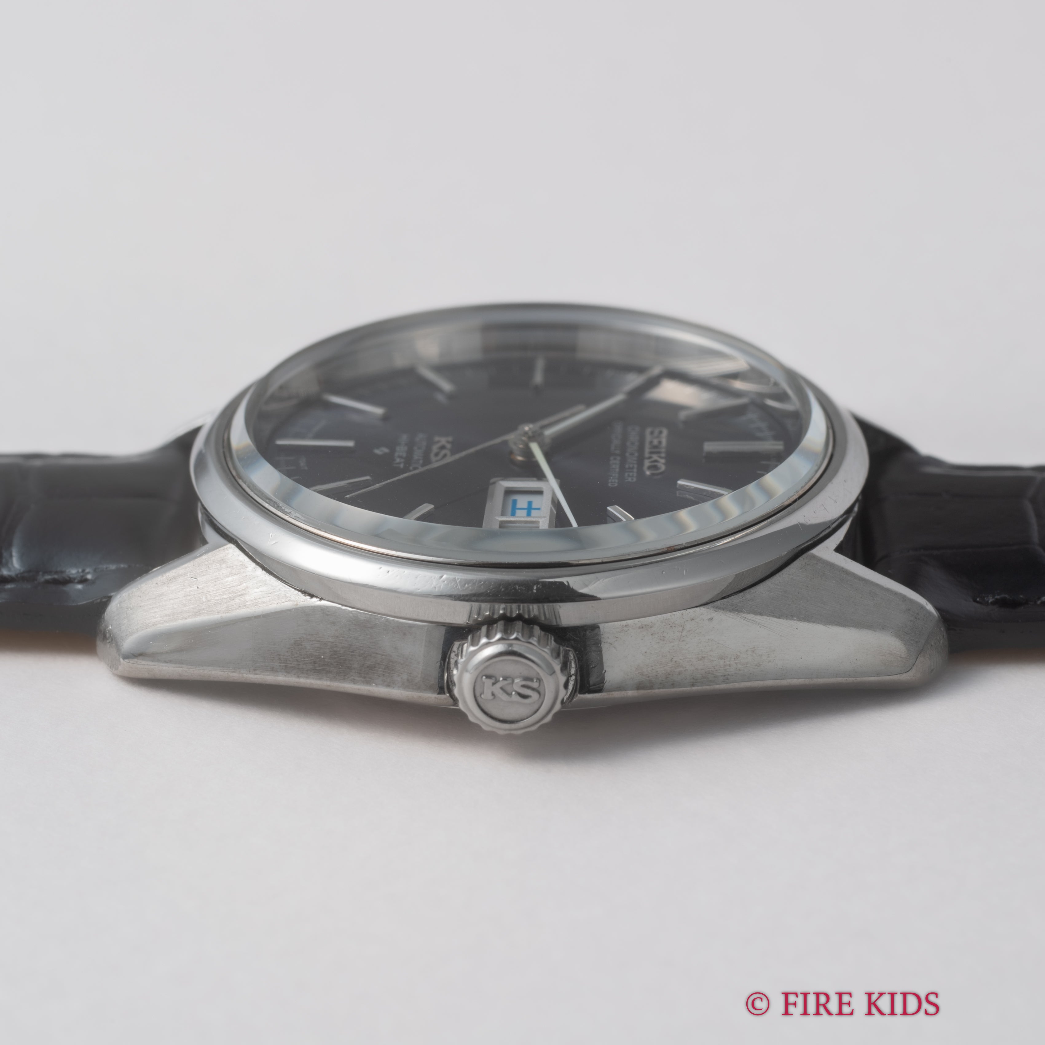 キングセイコー クロノメーター ブルーグレーダイヤル ハイビート 自動巻き 1973年製 Ref.5626-7041 56KS