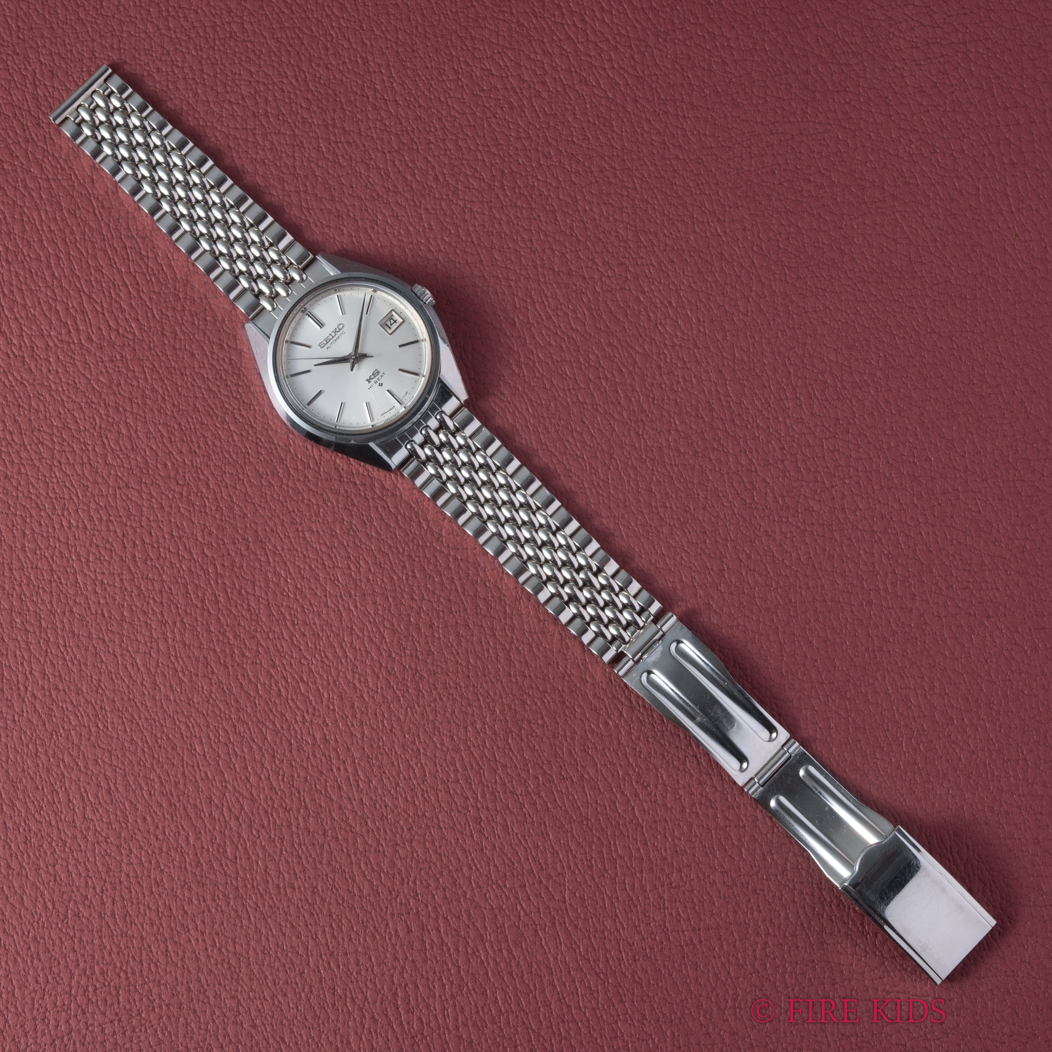 キングセイコー 56KS 1973年製 Ref.5625-7113 ハイビート 自動巻 社外ステンレスブレス