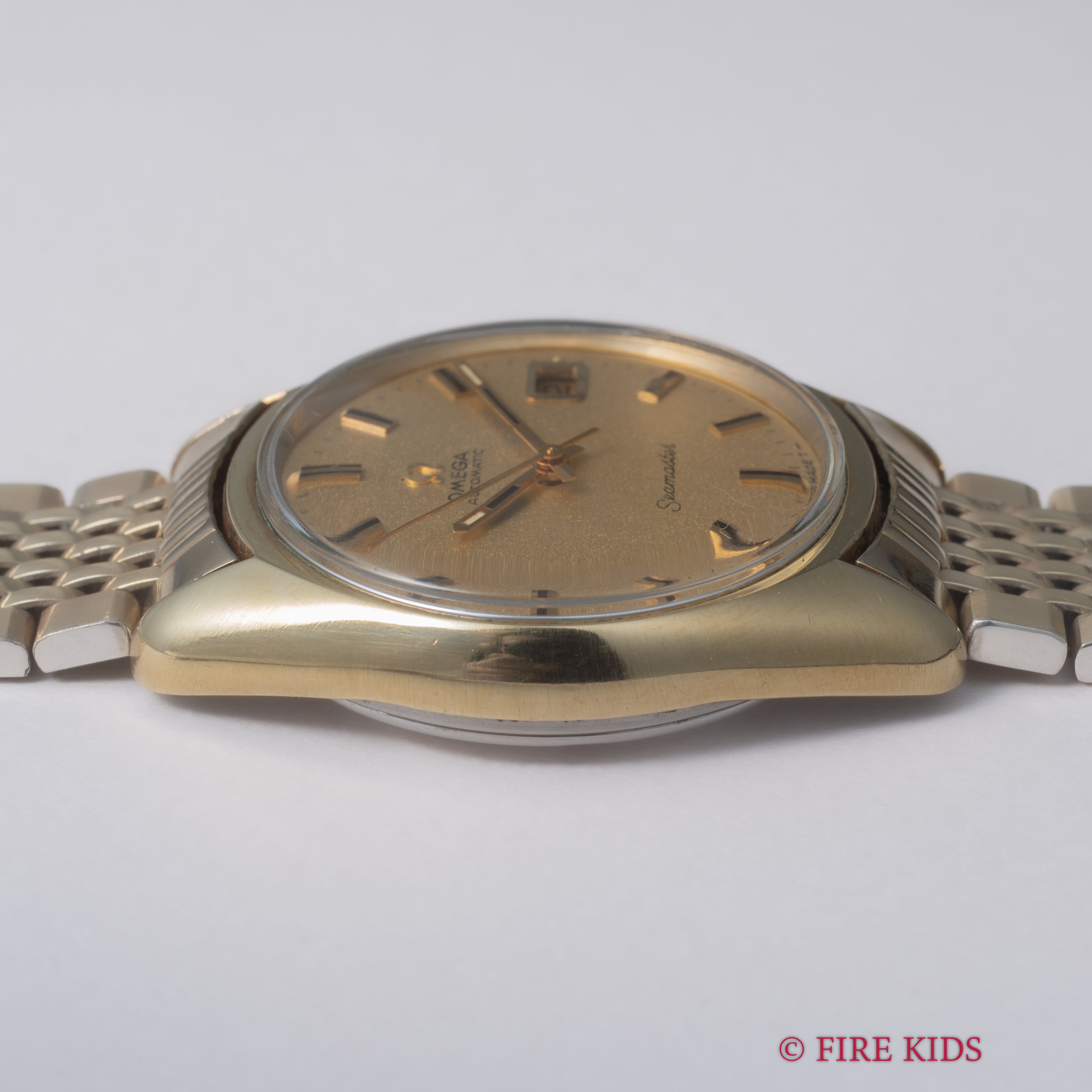 オメガ シーマスター 1969年製 オートマチック Cal.565 Ref.166.067 純正金張りブレス