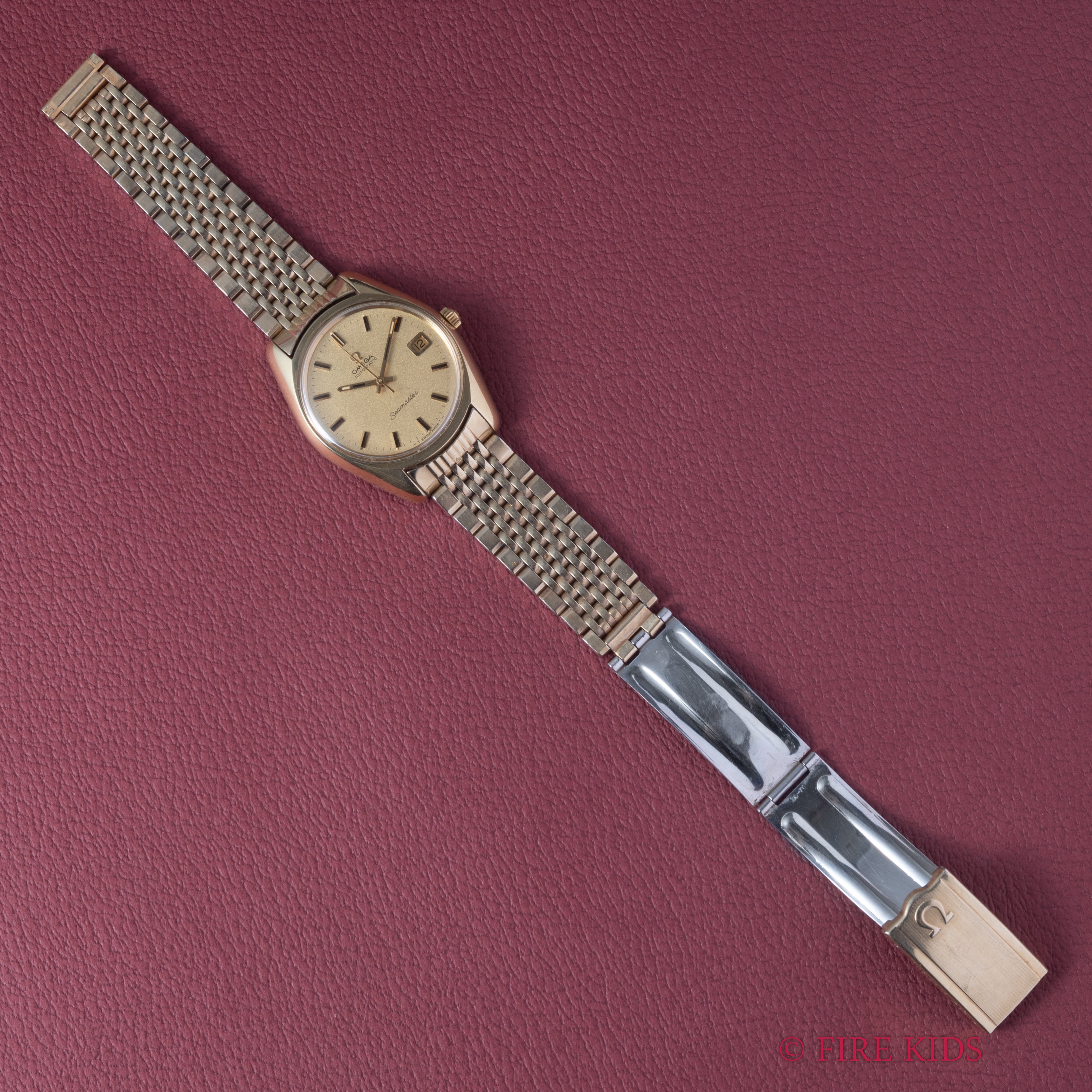 オメガ シーマスター 1969年製 オートマチック Cal.565 Ref.166.067 純正金張りブレス