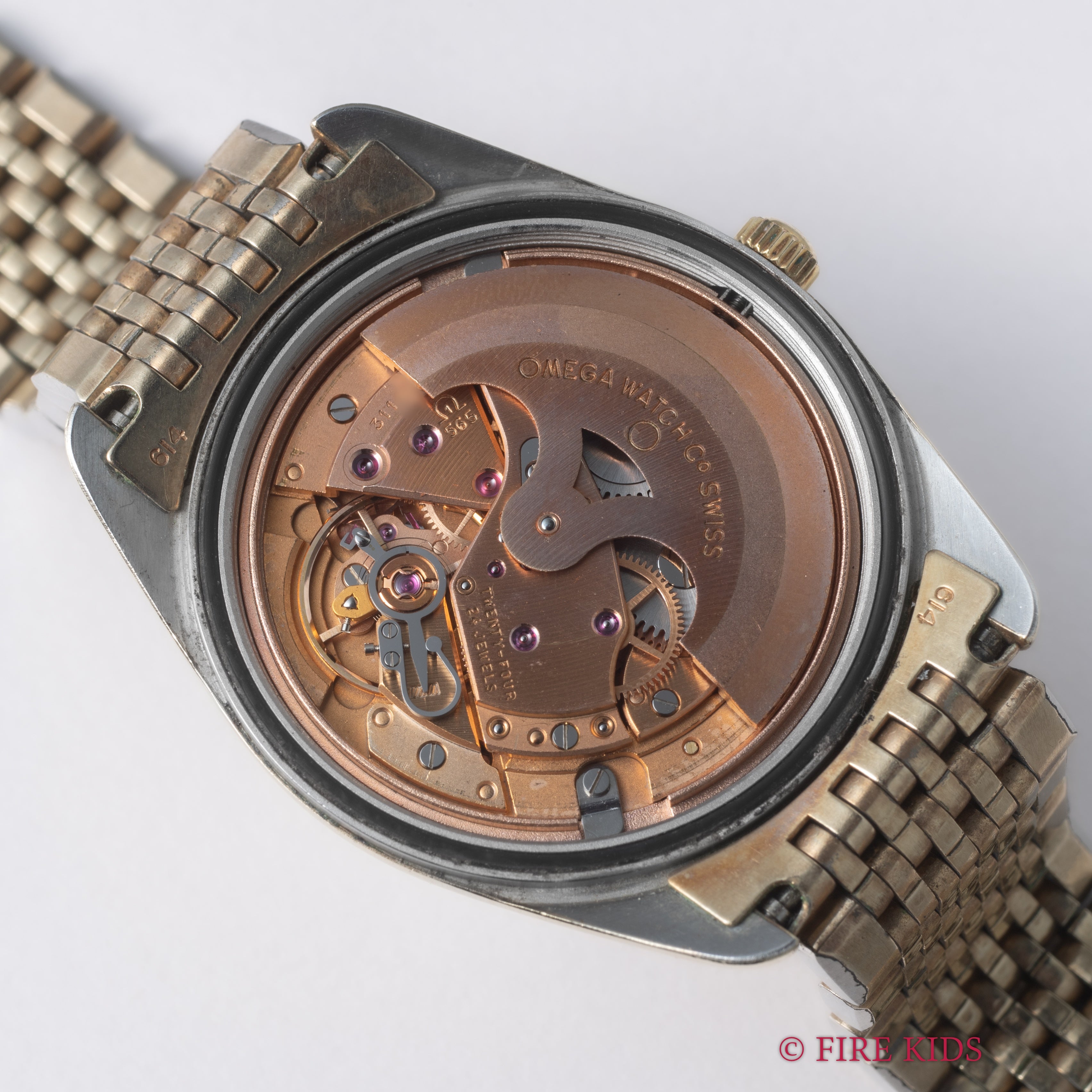 オメガ シーマスター 1969年製 オートマチック Cal.565 Ref.166.067 純正金張りブレス