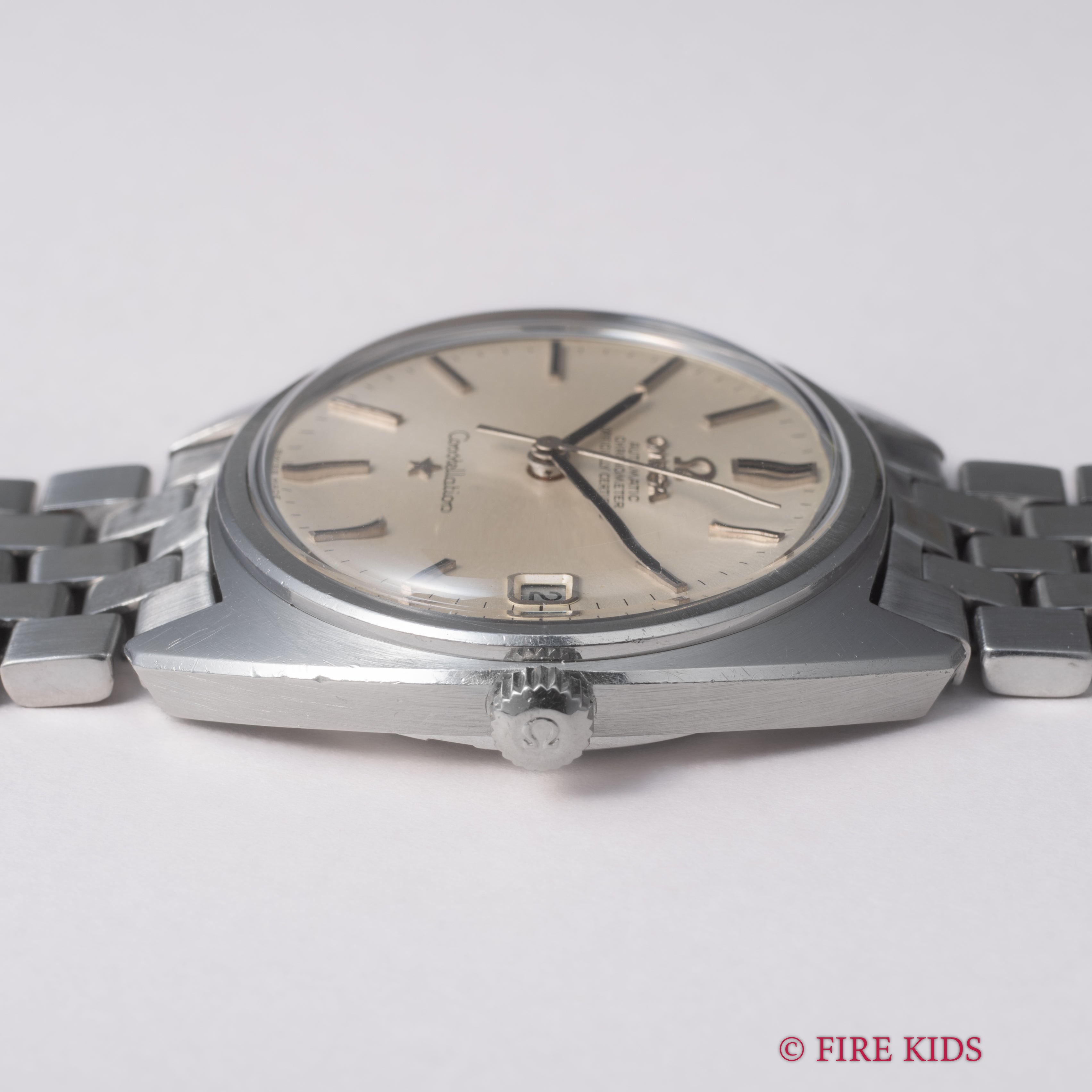 オメガ コンステレーション ジェンタデザイン前期型 1968年製 Ref.168.017 純正ステンレスブレス