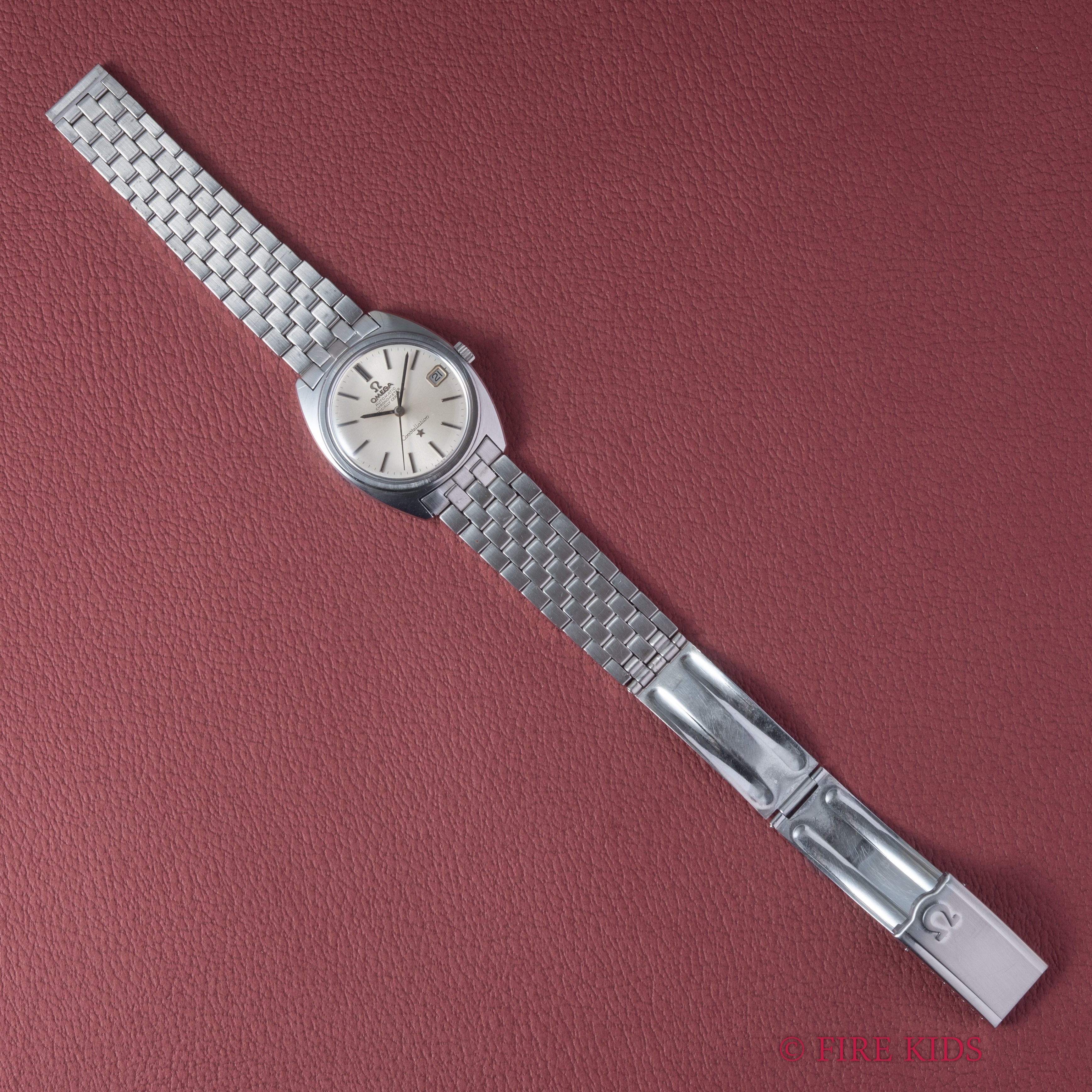 オメガ コンステレーション ジェンタデザイン前期型 1968年製 Ref.168.017 純正ステンレスブレス