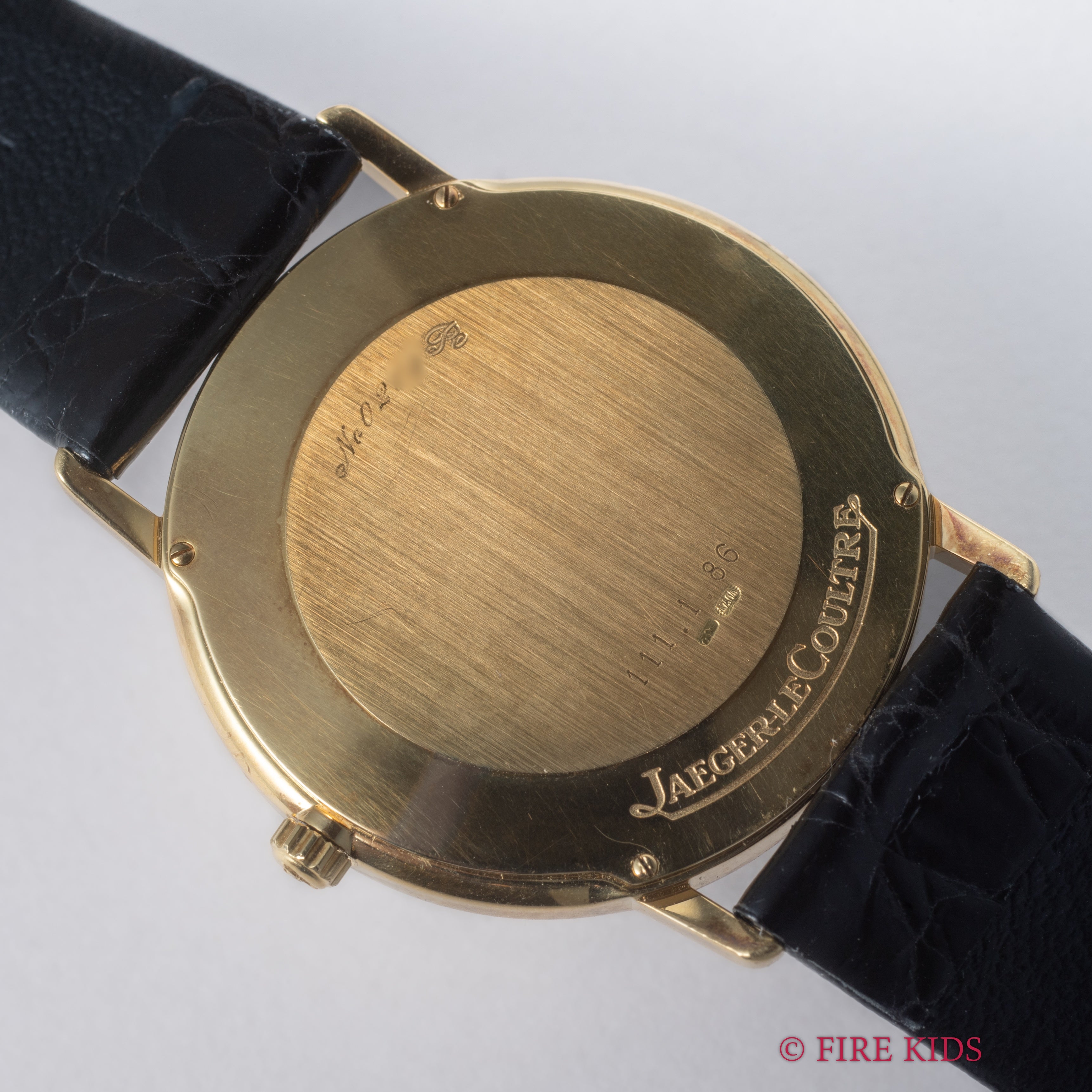 ジャガー・ルクルト 1990年代製 ラウンド ホワイトローマン 18KYG 手巻き Ref.111.1.86 Cal.846/1