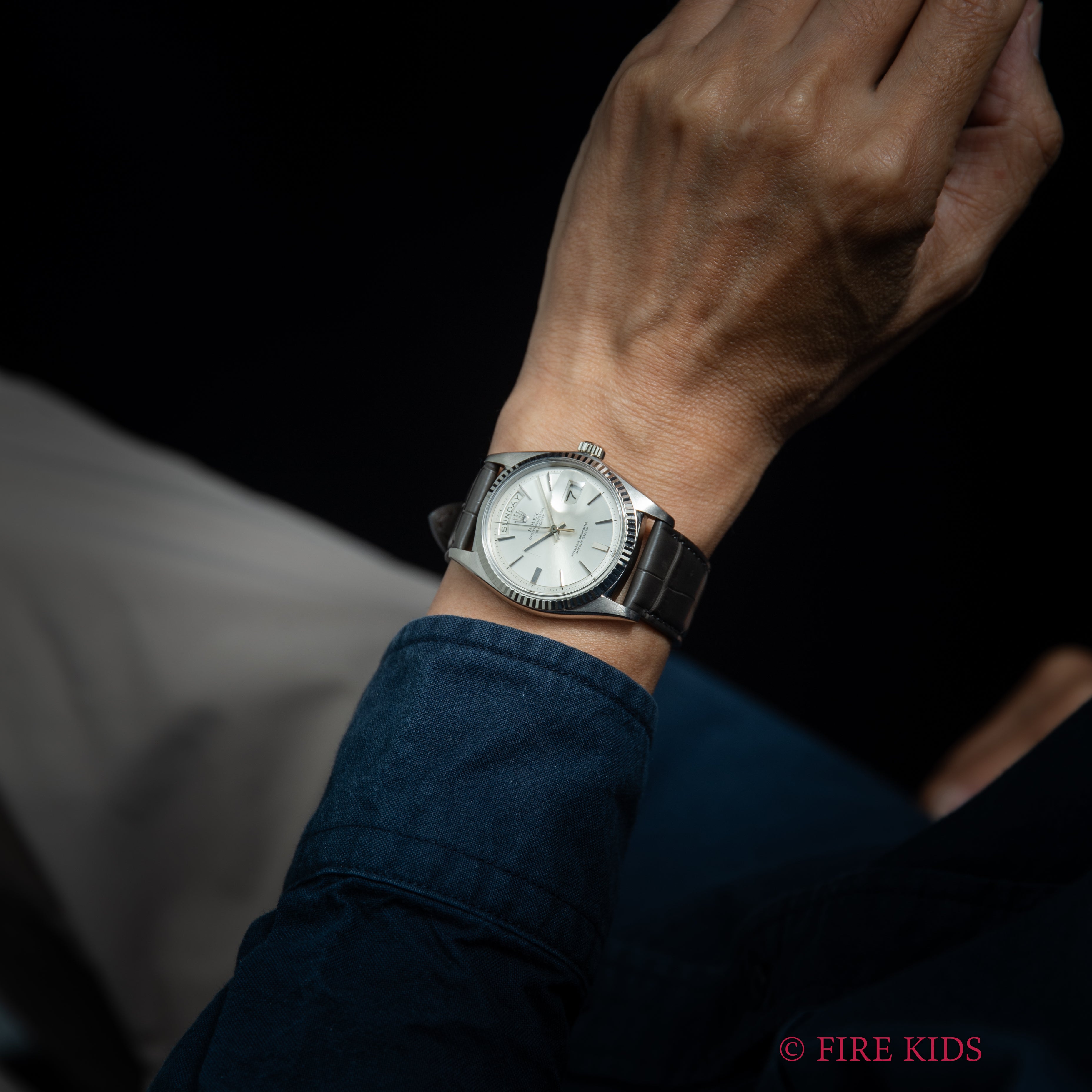 ロレックス 18金無垢ホワイトゴールドデイデイト 1966年製 Ref.1803 ドアストッパー