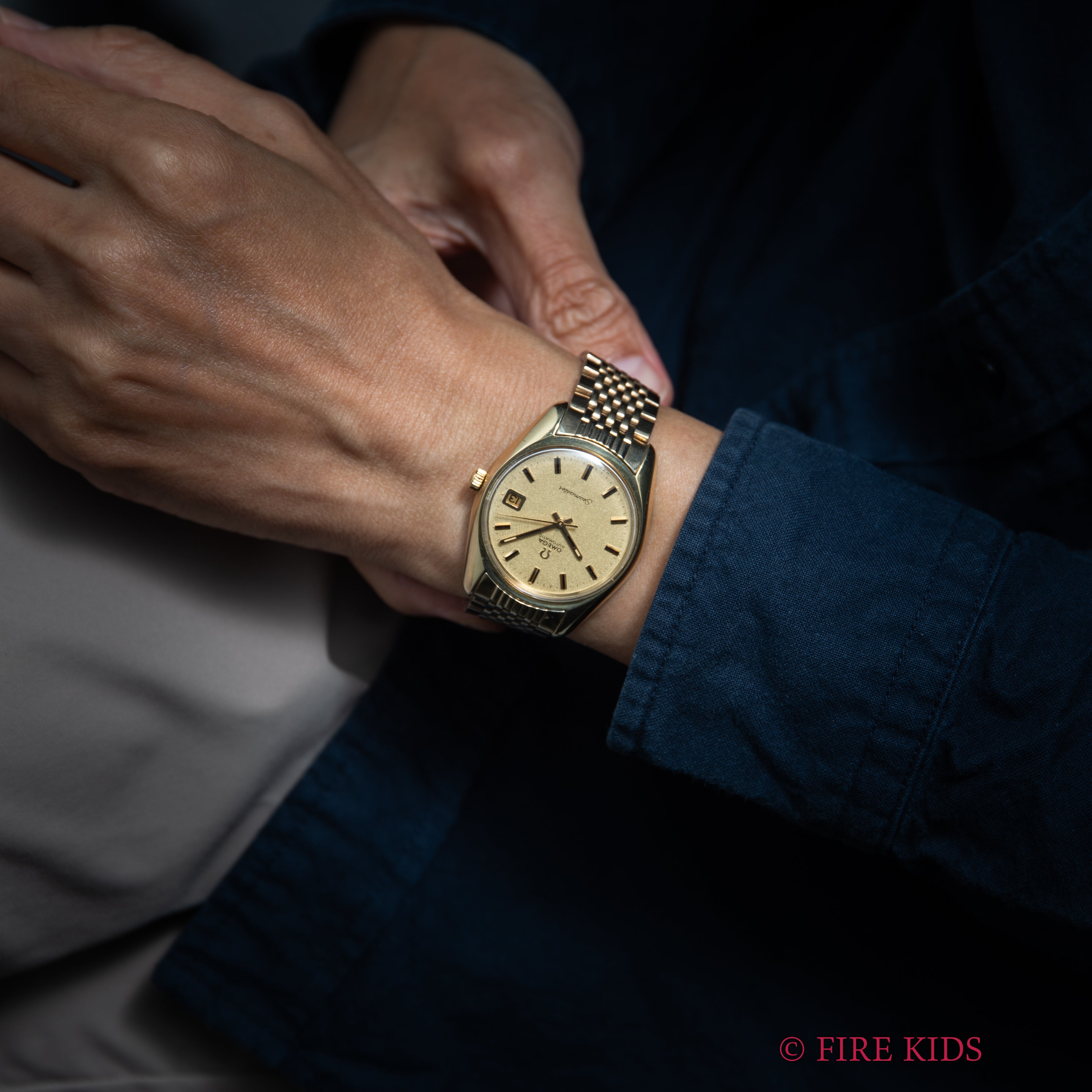 オメガ シーマスター 1969年製 オートマチック Cal.565 Ref.166.067 純正金張りブレス