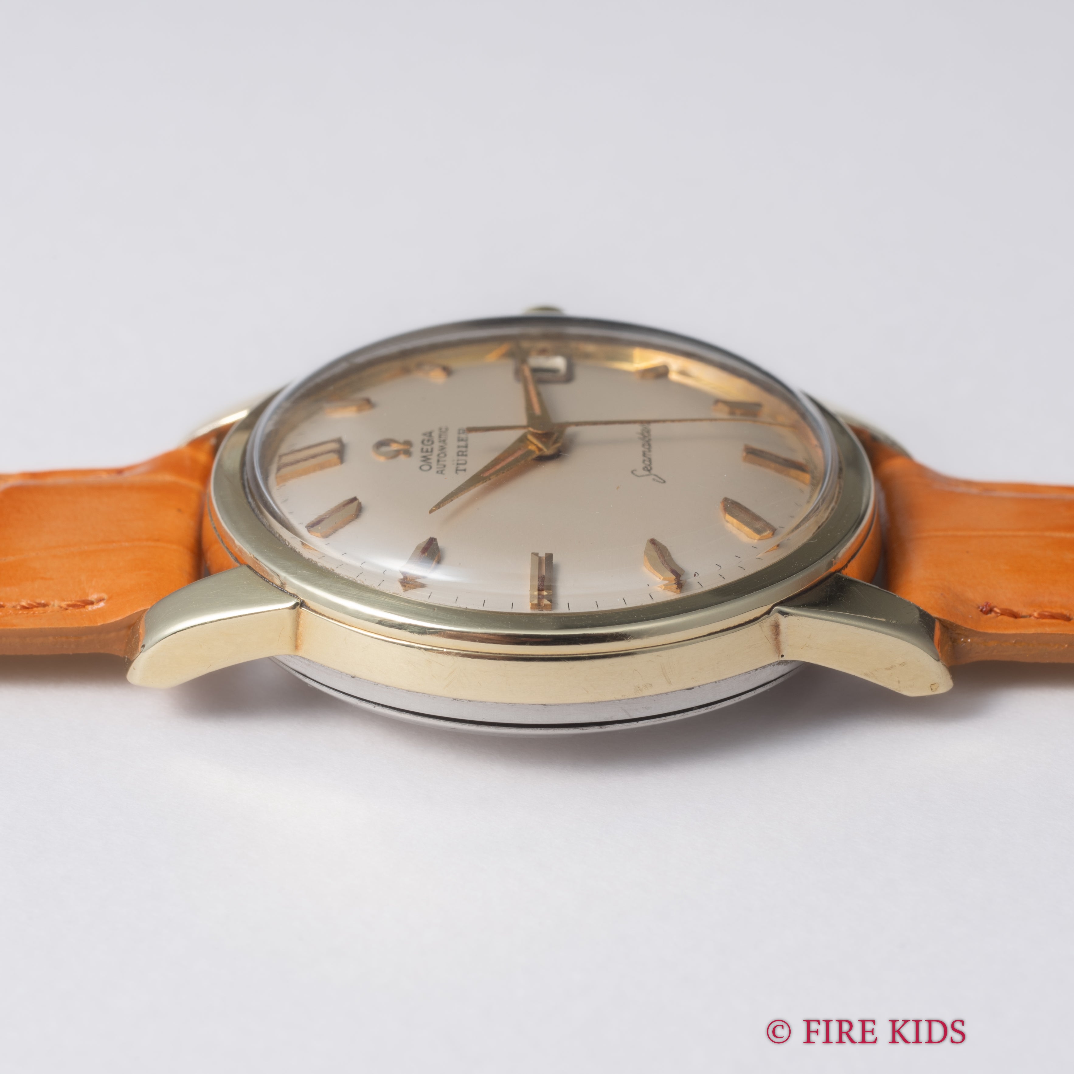 オメガ シーマスター TURLERダブルネーム 1961年製 Ref.2992-4 SCトップゴールドケース Cal.503 自動巻 純正尾錠付