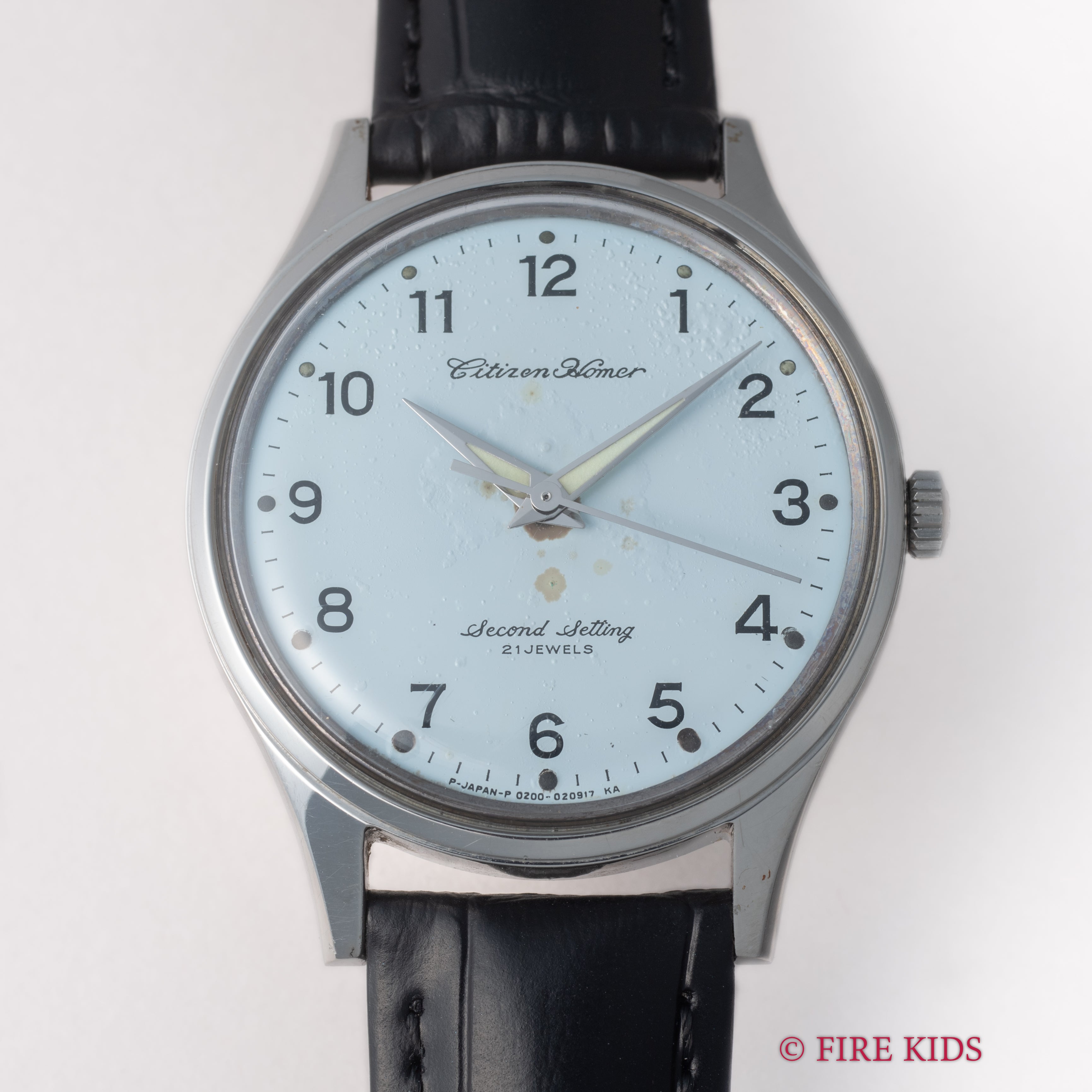 シチズン ホーマー 国鉄 1981年製 門鉄 鉄道時計 手巻き 秒針規制装置 昭和56年