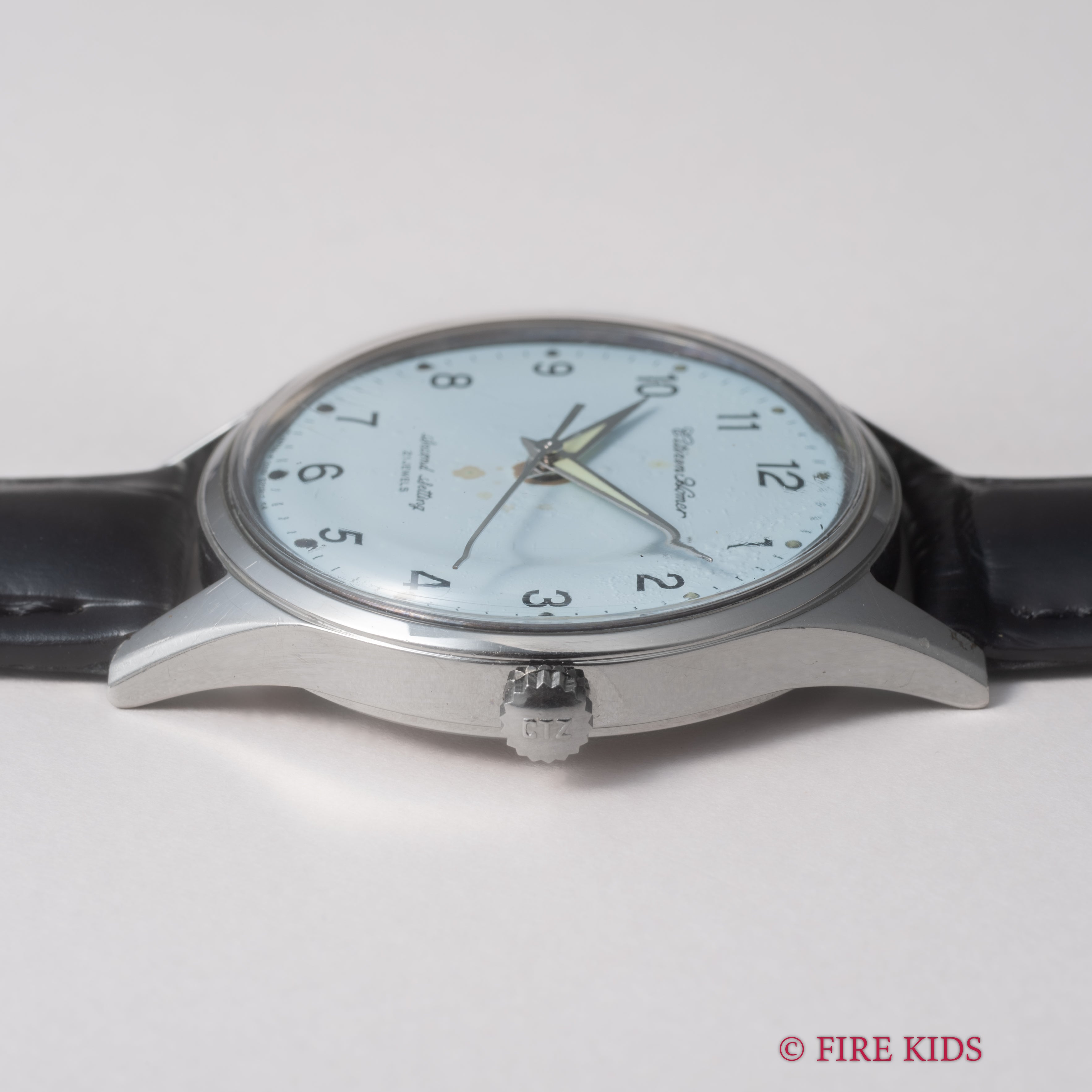 シチズン ホーマー 国鉄 1981年製 門鉄 鉄道時計 手巻き 秒針規制装置 昭和56年