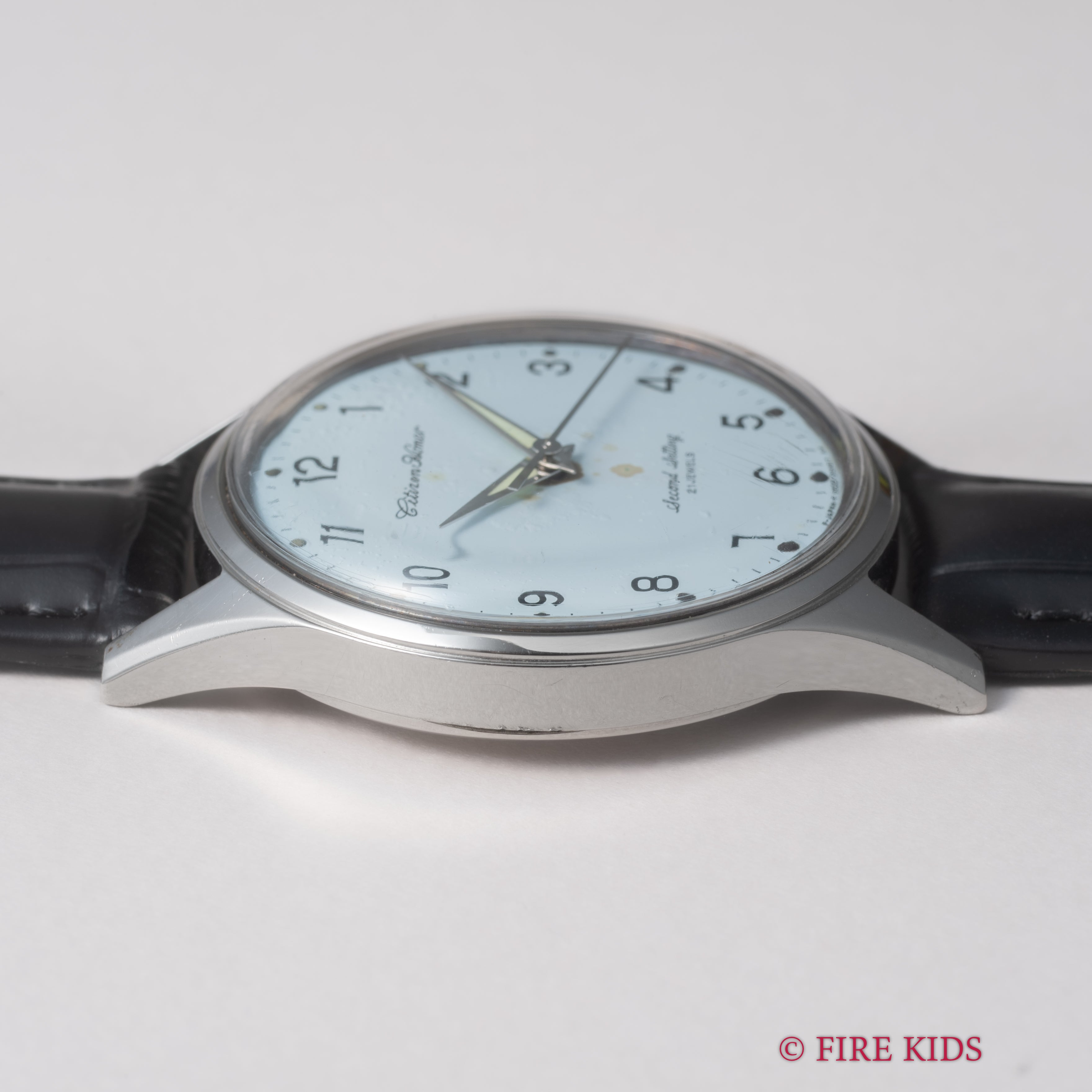 シチズン ホーマー 国鉄 1981年製 門鉄 鉄道時計 手巻き 秒針規制装置 昭和56年