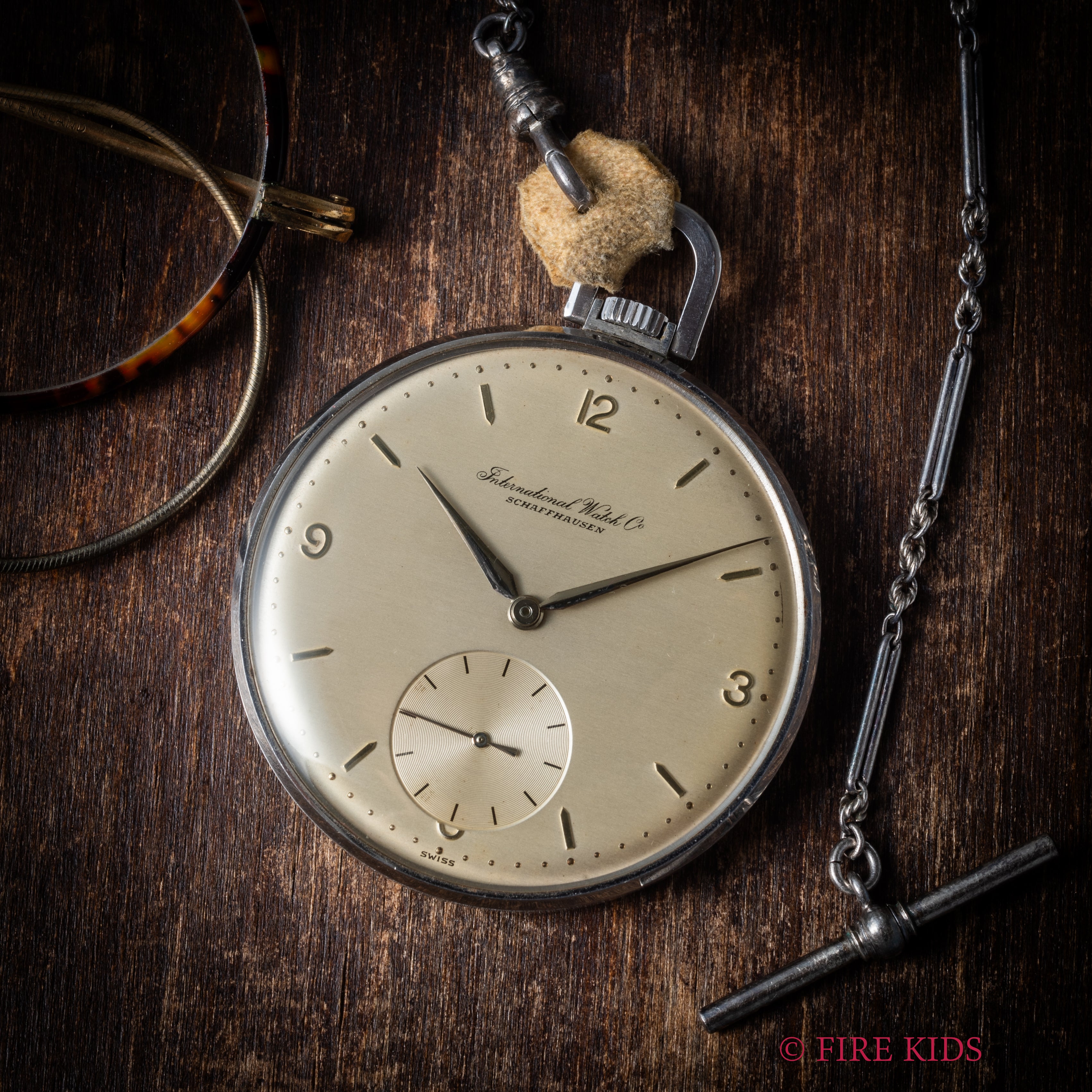 IWC 懐中時計 Cal.97 スモールセコンド 1951年製 箱付き