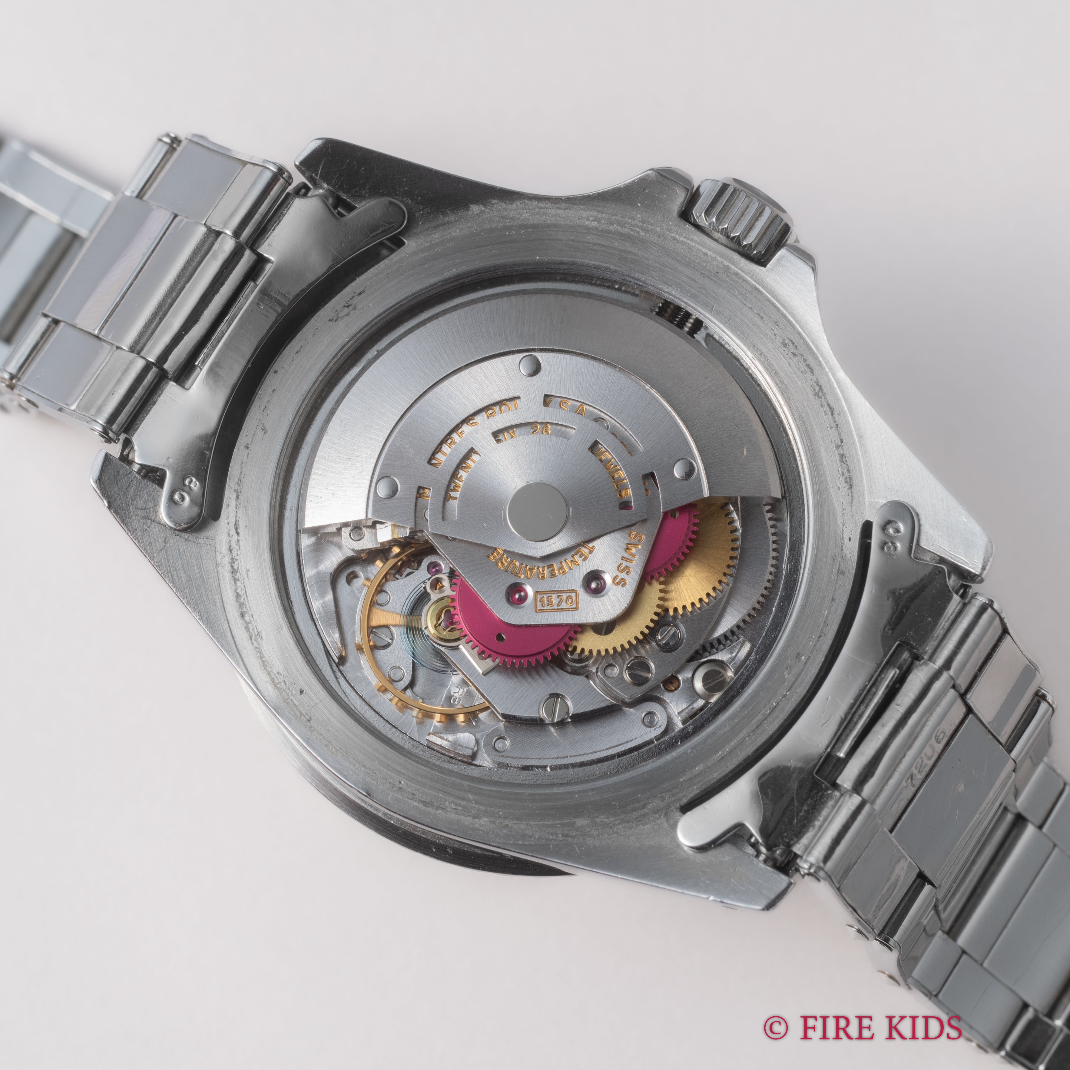 ロレックス 1969年製 サブマリーナー 赤サブ メーターファースト マーク3ダイヤル  Ref.1680 ブラウンチェンジ リベットブレス