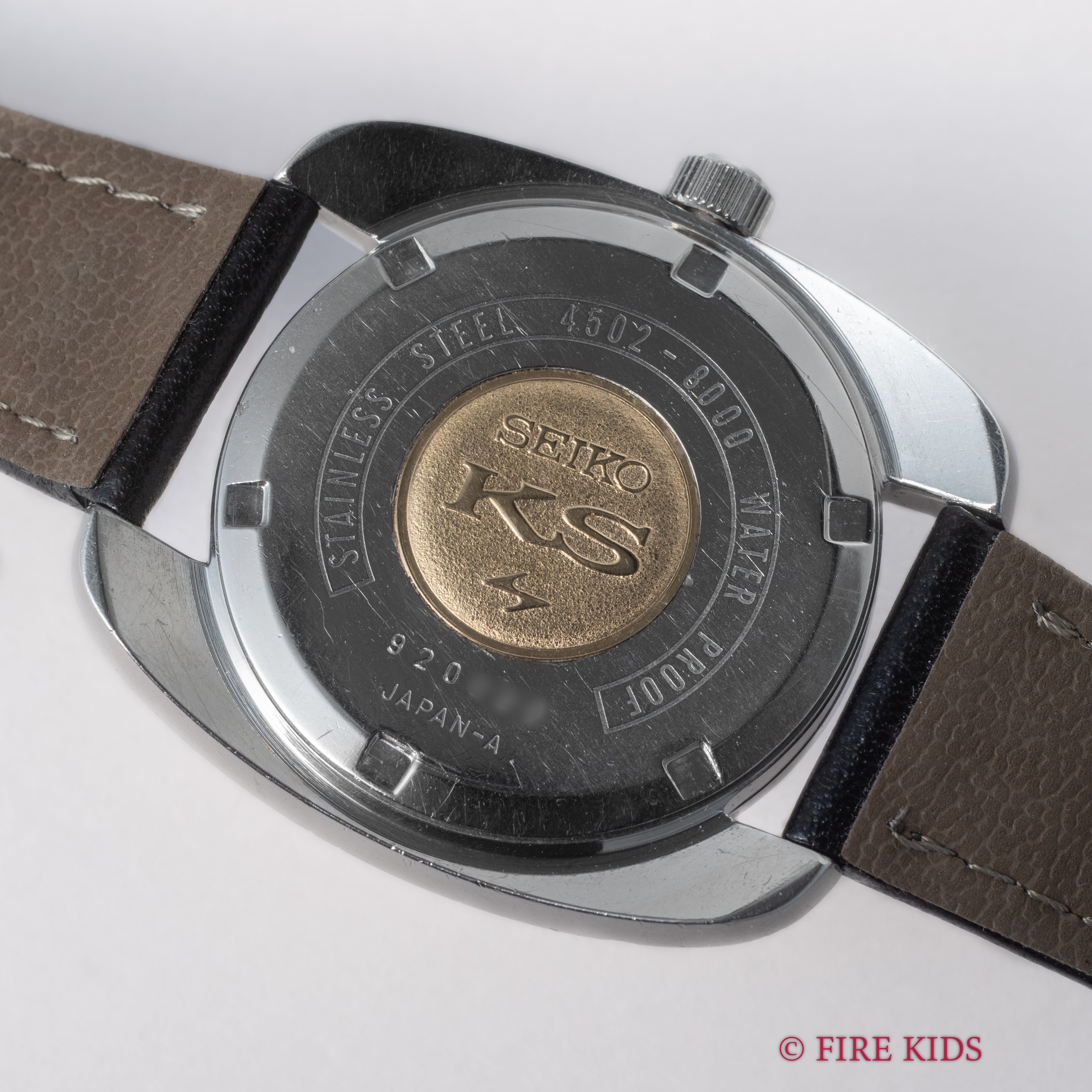 キングセイコー 45KS 1969年製 10振動手巻き リネンダイヤル Ref.4502‐8000 KS尾錠