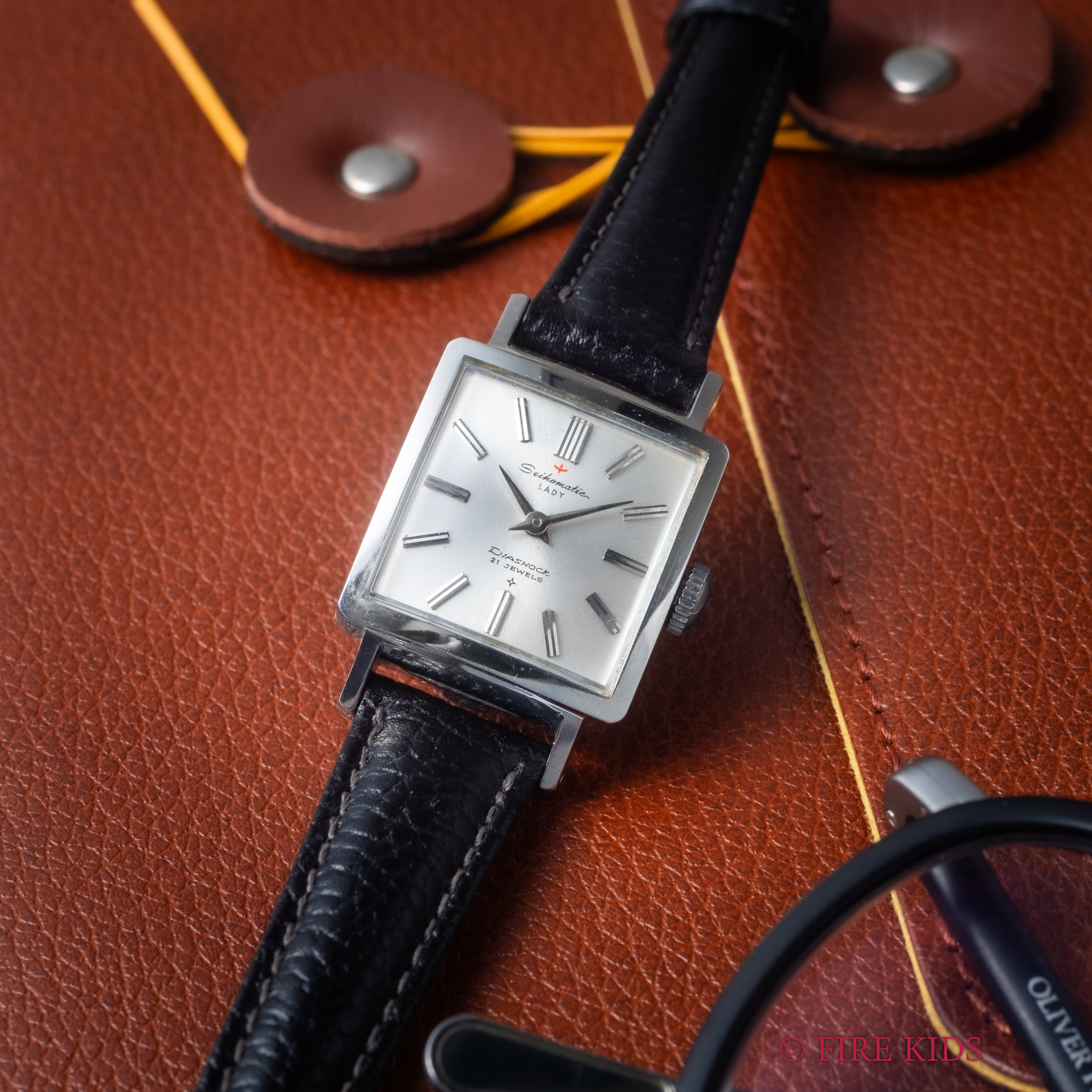 セイコー マチック レディ 1964年製 スクエアケース 自動巻き レディース ノンデイト