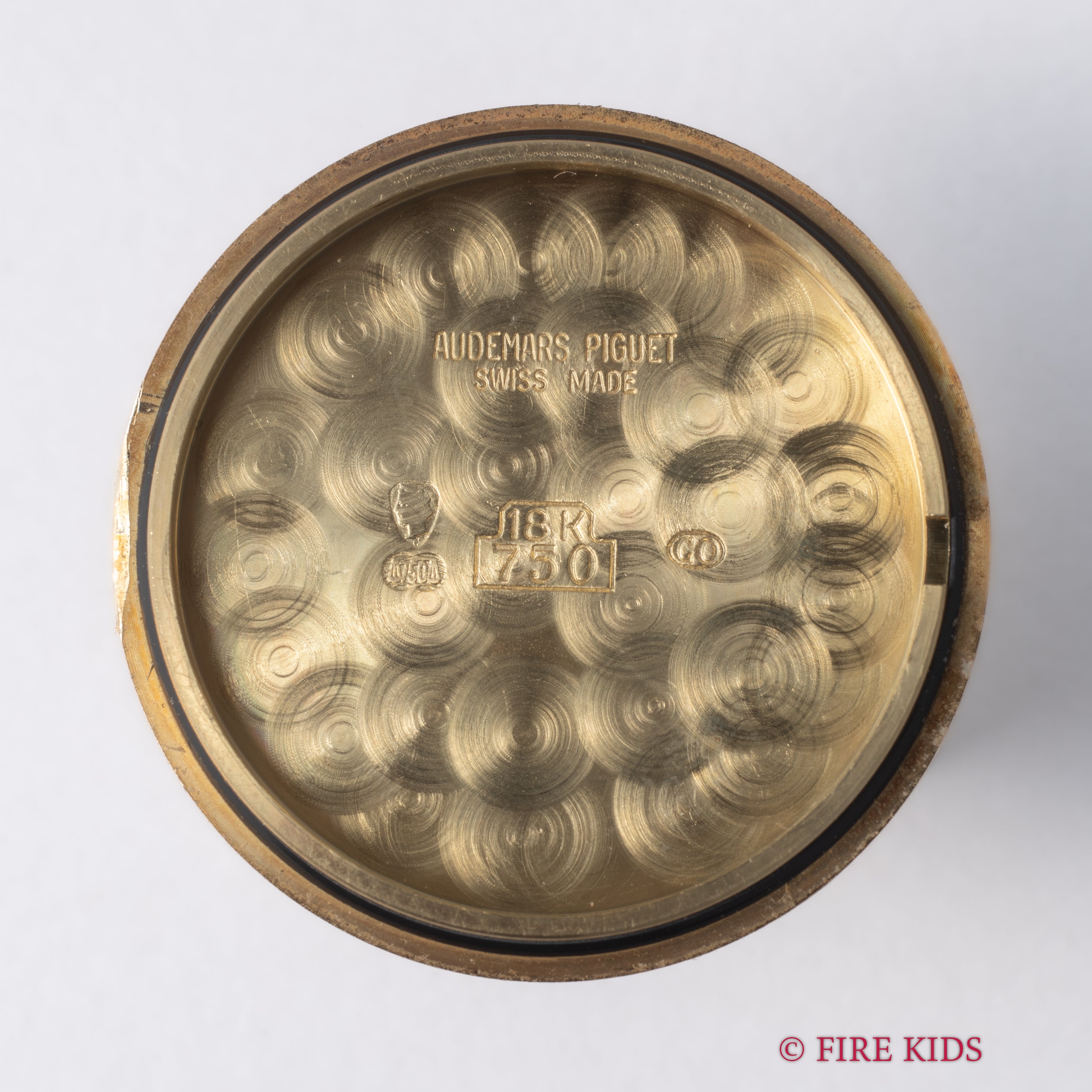 オーデマ・ピゲ ディスクカレンダー 1980~86年製 18金無垢ケース 手巻 Cal.2080 純正尾錠