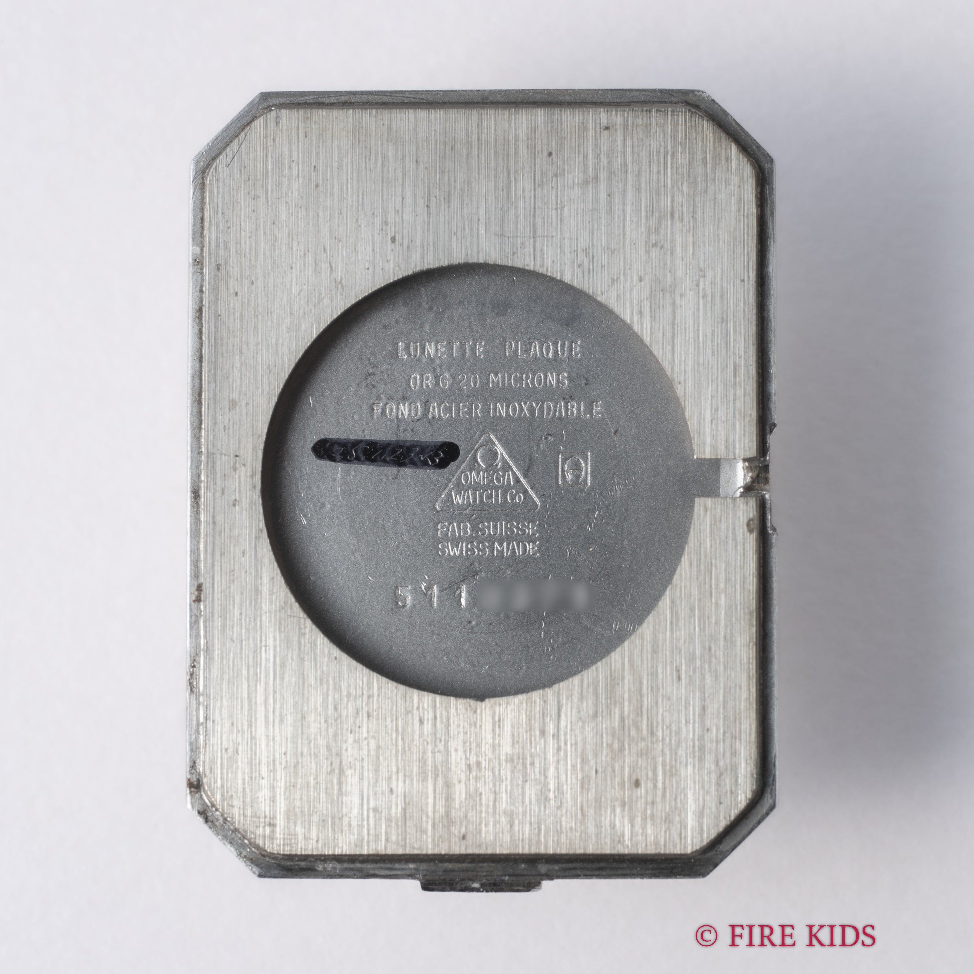 オメガ デ・ヴィル 角型 ブルーダイヤル 1972年製 手巻き カットガラス Ref.5110378 Cal.625