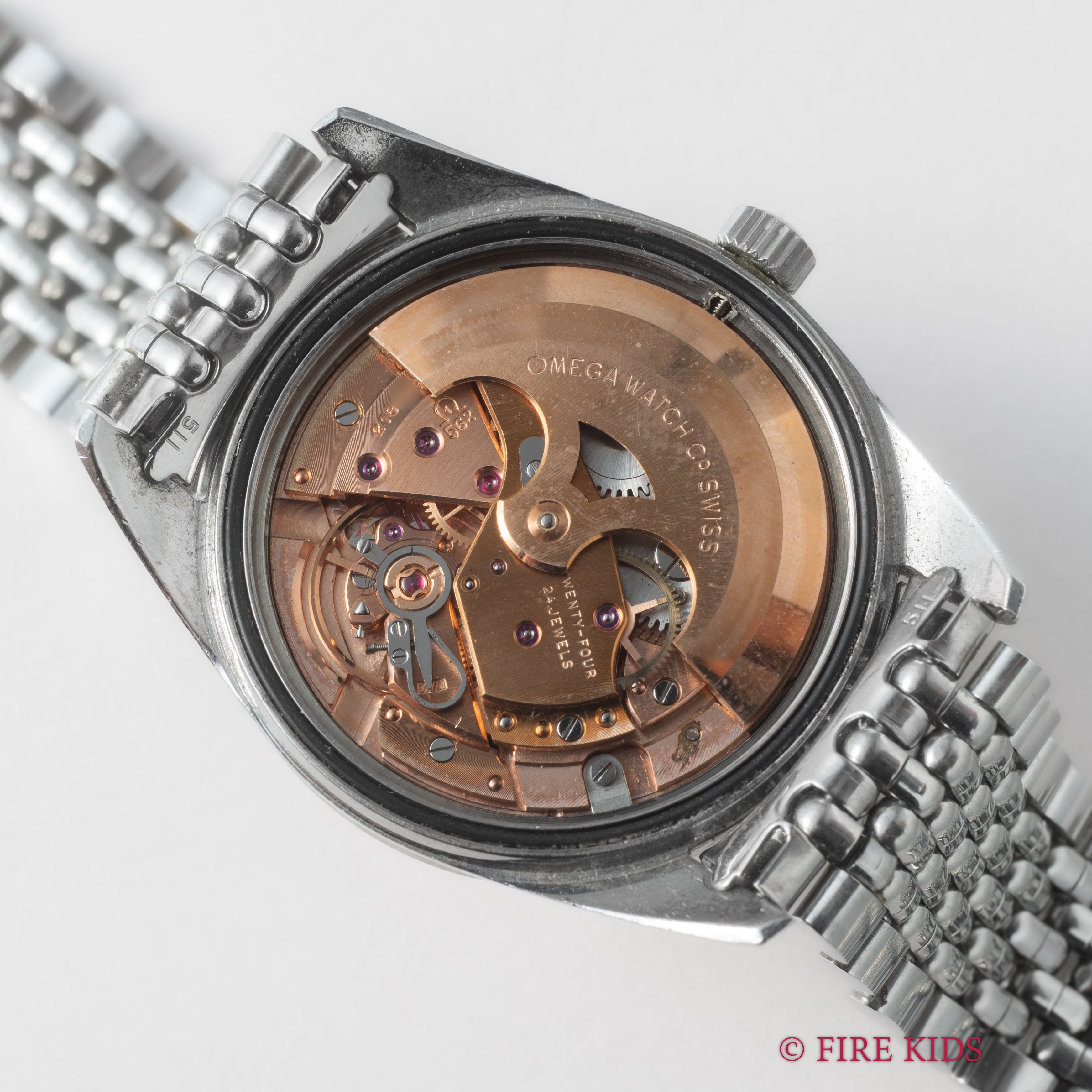 オメガ シーマスター 1964年製 Ref.166.010 自動巻 Cal.562 シルバーダイヤル 純正ライスブレス