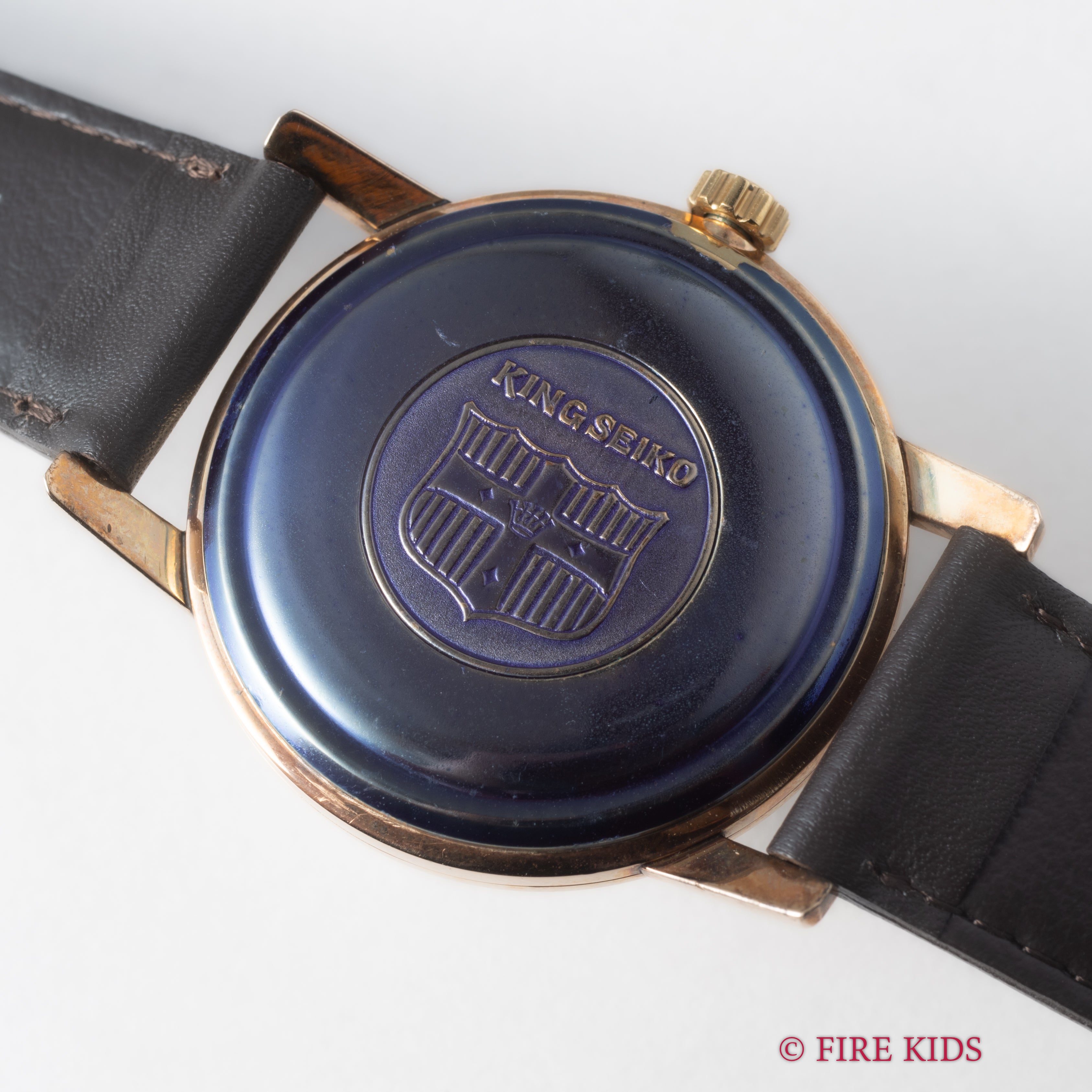 キングセイコーファーストモデル 1963年製 100ミクロン金張り Ref. J14102 KS 純正尾錠付き 未使用品