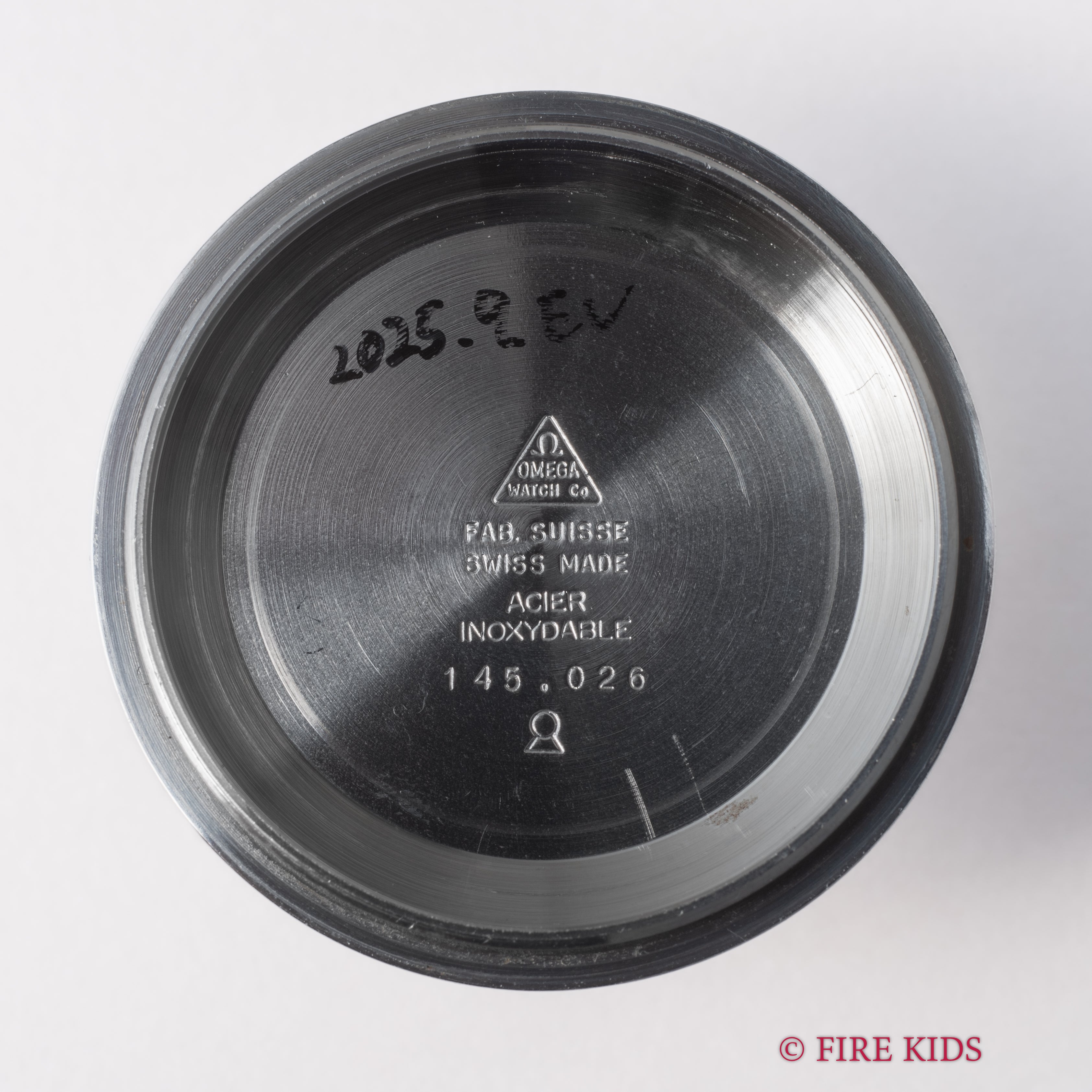 オメガ フライトマスター 後期型 1972年製 Ref.145.026 手巻クロノグラフ Cal.911 オレンジ針 純正ブレス