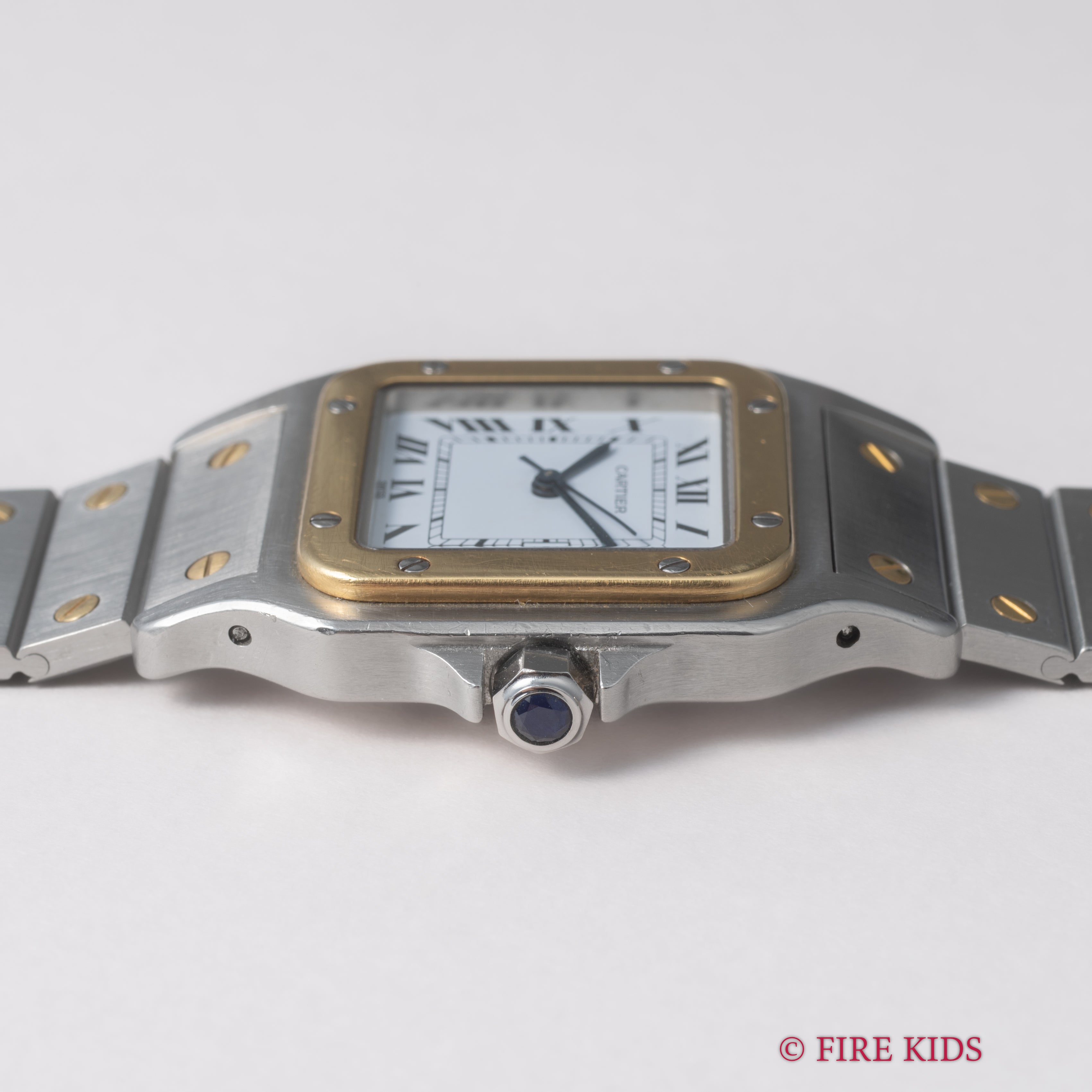 カルティエ サントス コンビ LMサイズ 箱、ギャラ付き 1980年代製