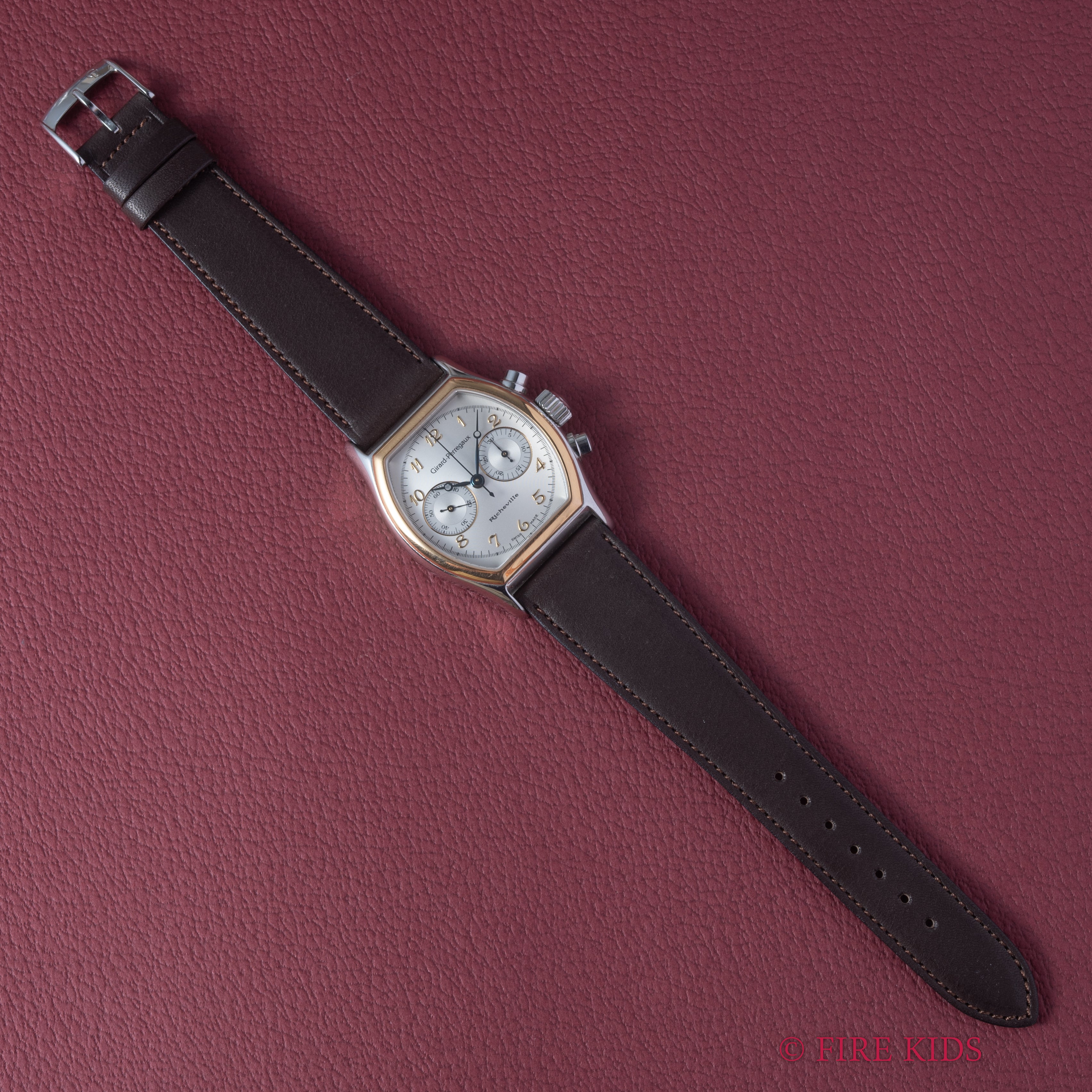 ジラールペルゴ リシュビル 1990年代製 手巻き コンビ Ref.2710 Cal.1872