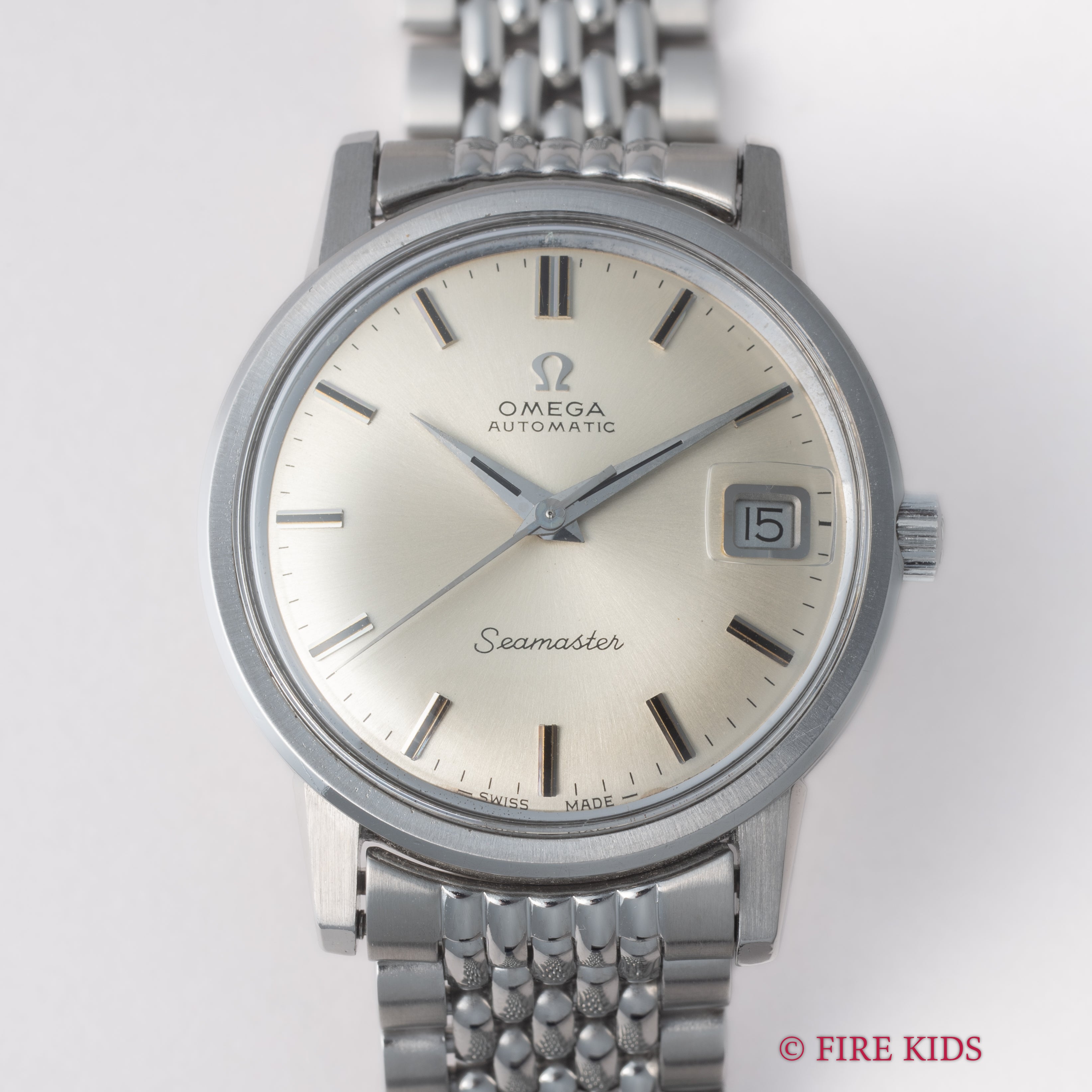 オメガ シーマスター 1969年製 自動巻 Cal. 565 Ref.166.003 純正ライスブレス付