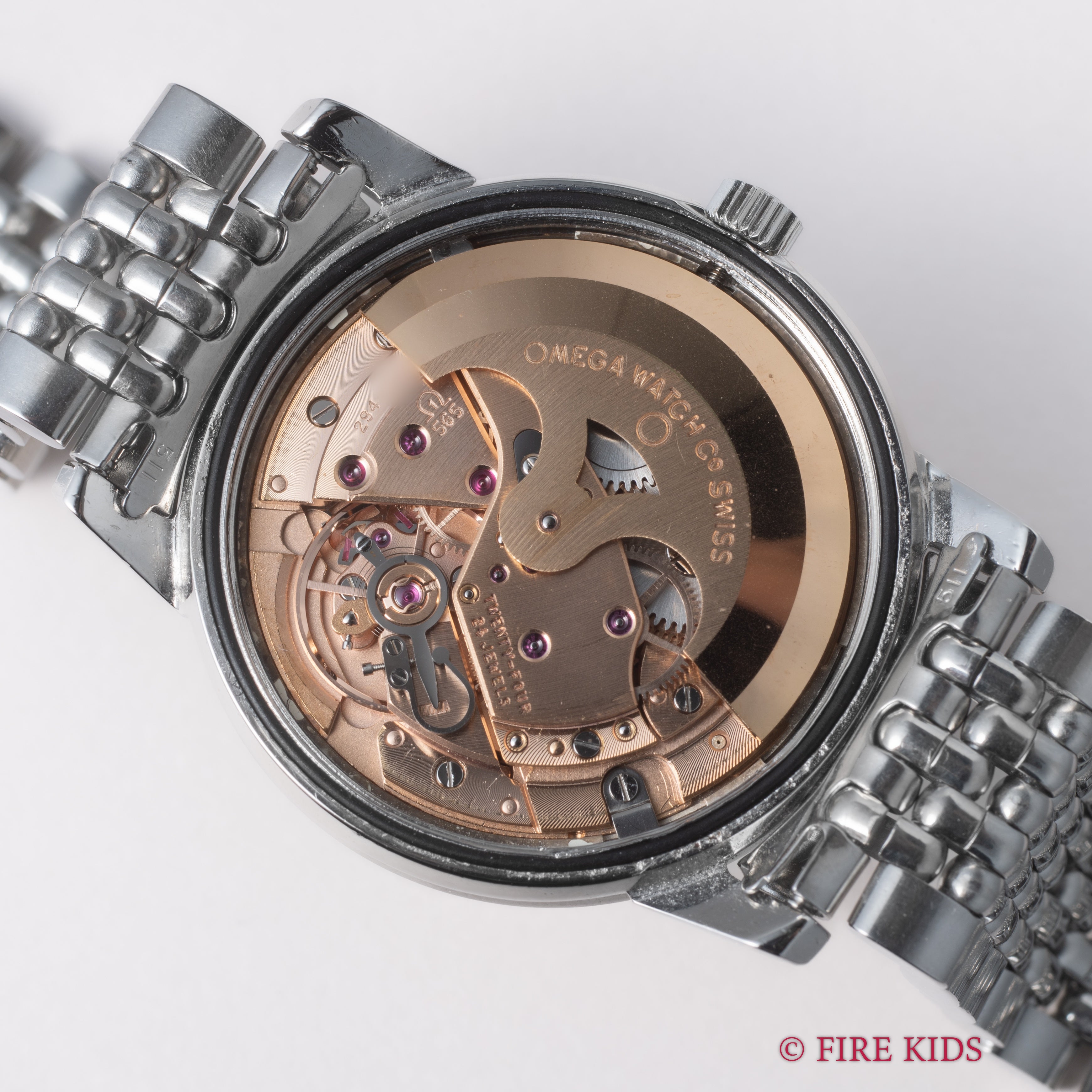 オメガ シーマスター 1969年製 自動巻 Cal. 565 Ref.166.003 純正ライスブレス付