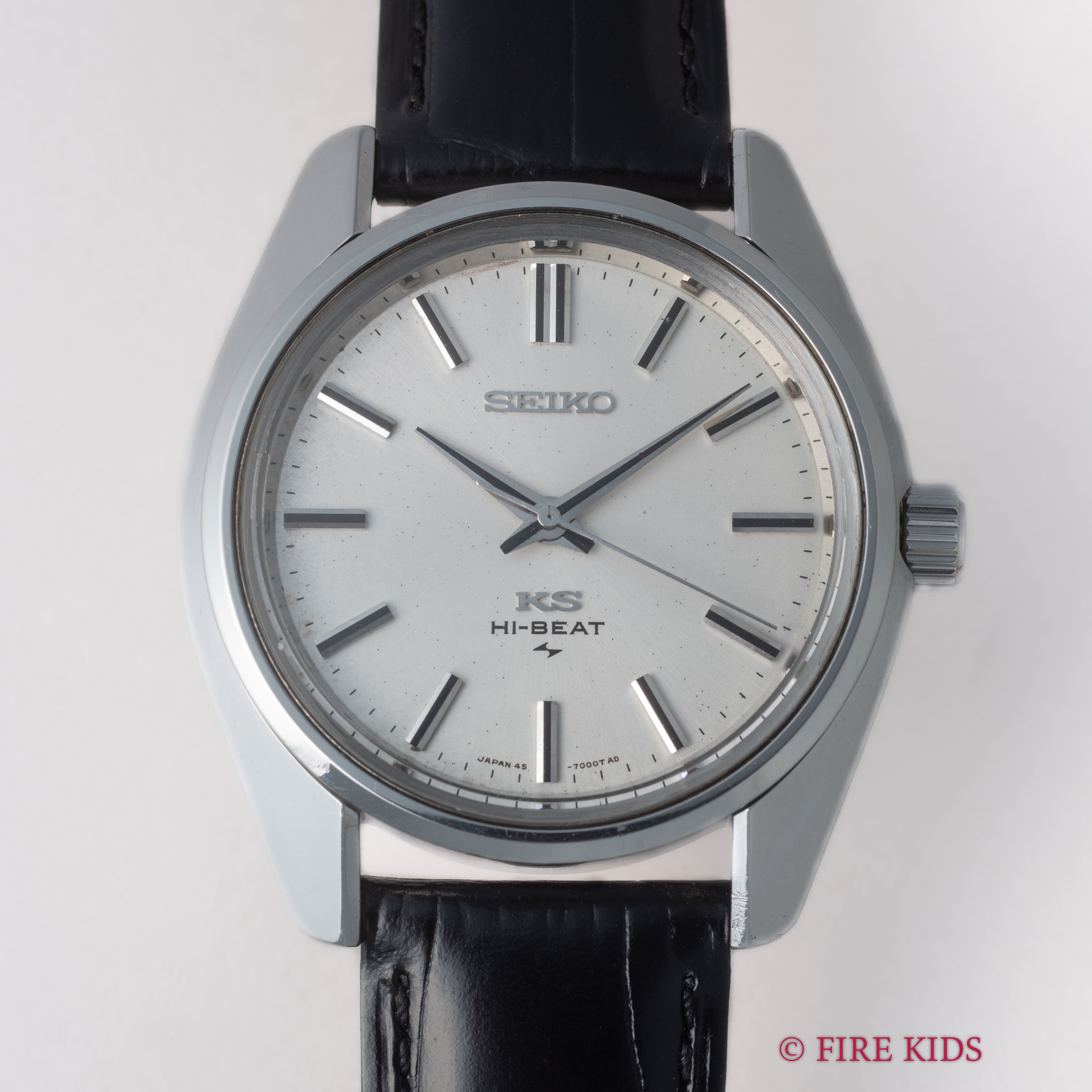 キングセイコー 1972年製 Ref.45-7001 10振動手巻き 45KSノンデイト 裏蓋刻印 スケルトン裏蓋付き