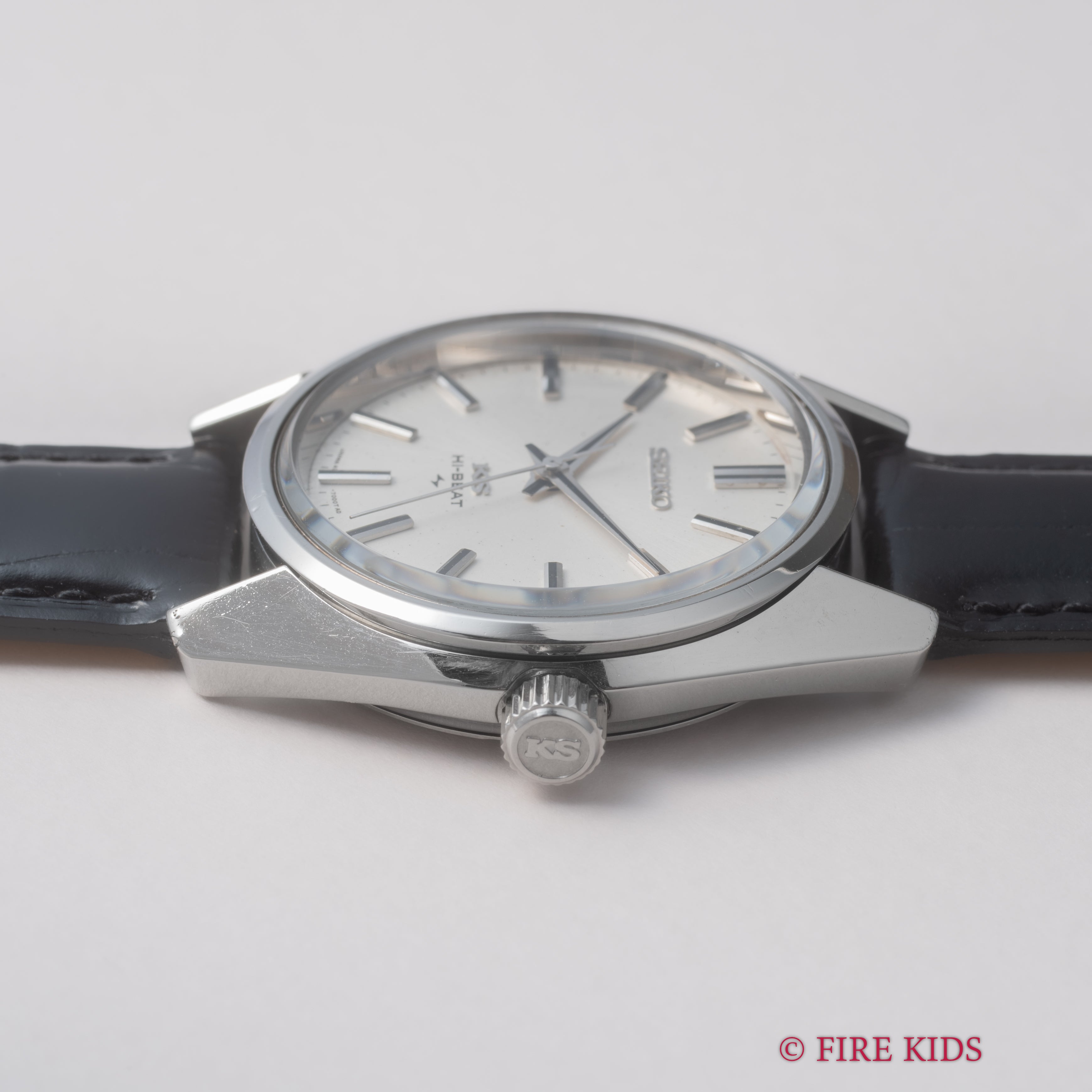 キングセイコー 1972年製 Ref.45-7001 10振動手巻き 45KSノンデイト 裏蓋刻印 スケルトン裏蓋付き